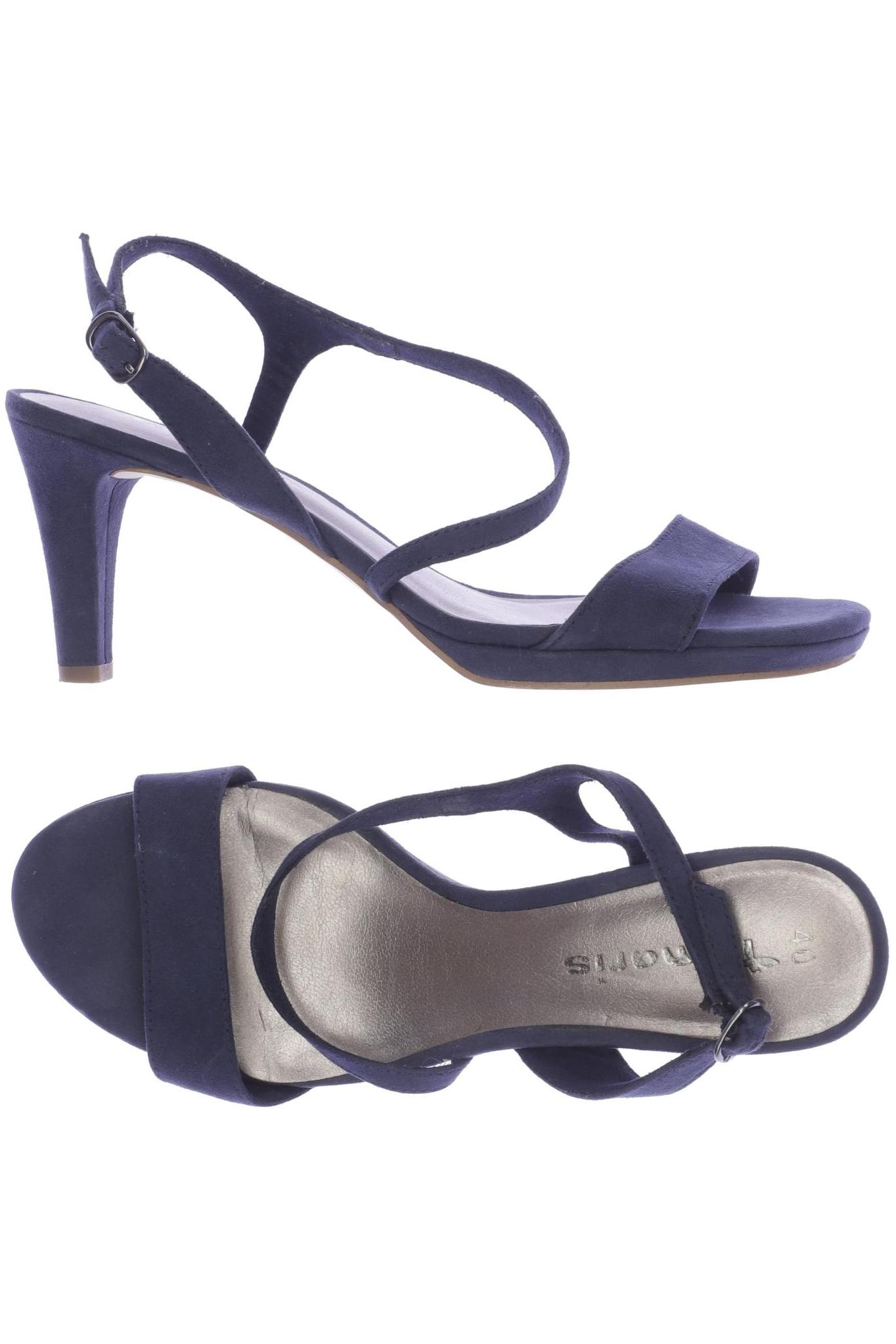 

Tamaris Damen Sandale, marineblau, Gr. 40