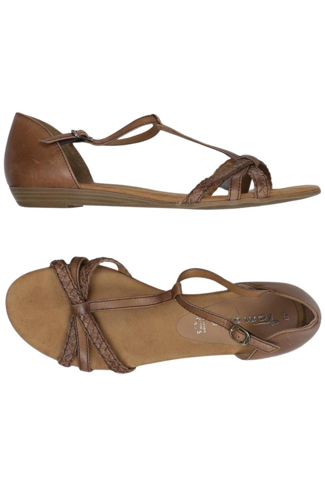 

Tamaris Damen Sandale, braun, Gr. 41