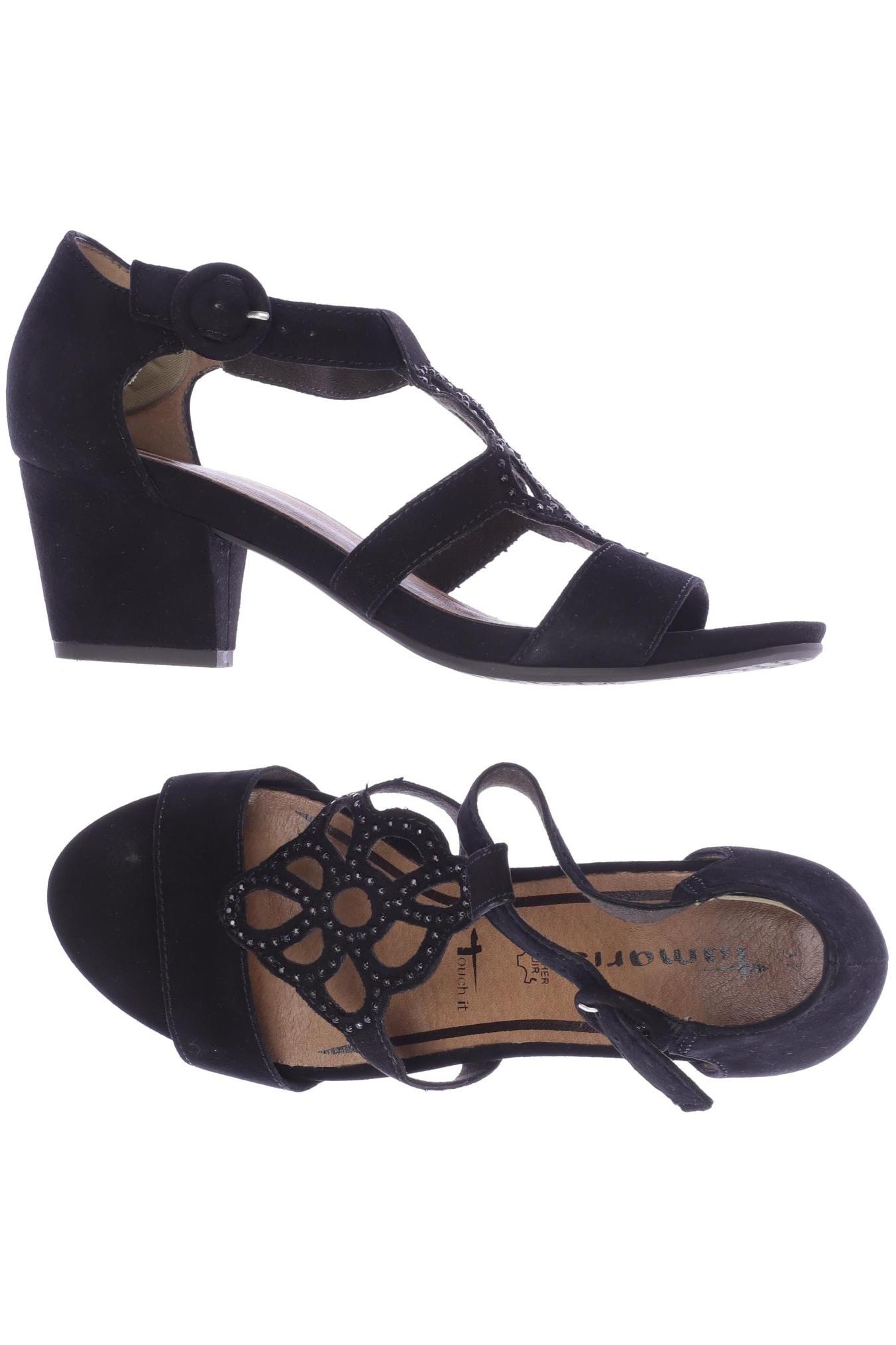 

Tamaris Damen Sandale, schwarz