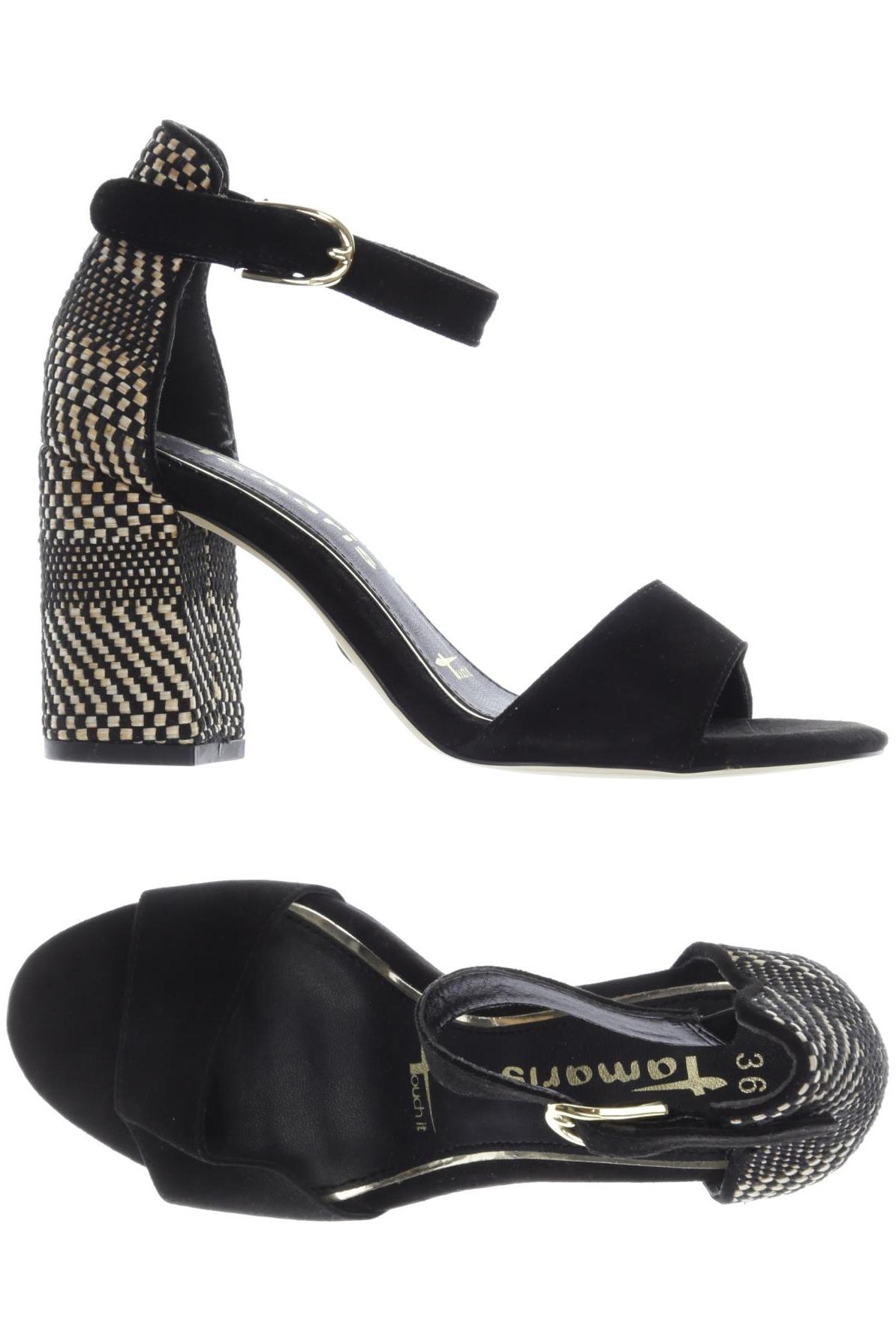

Tamaris Damen Sandale, schwarz, Gr. 36