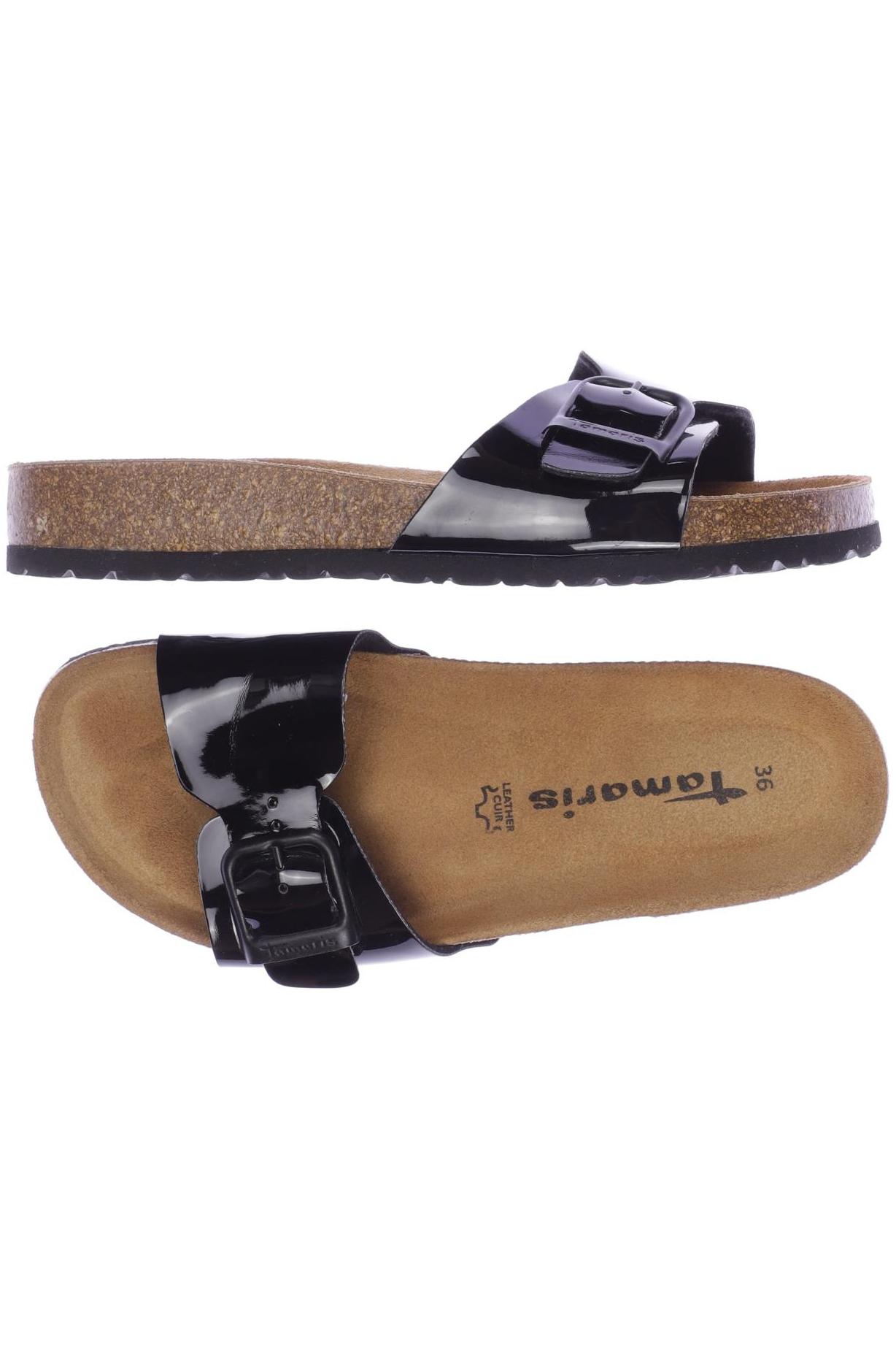 

Tamaris Damen Sandale, schwarz, Gr. 36