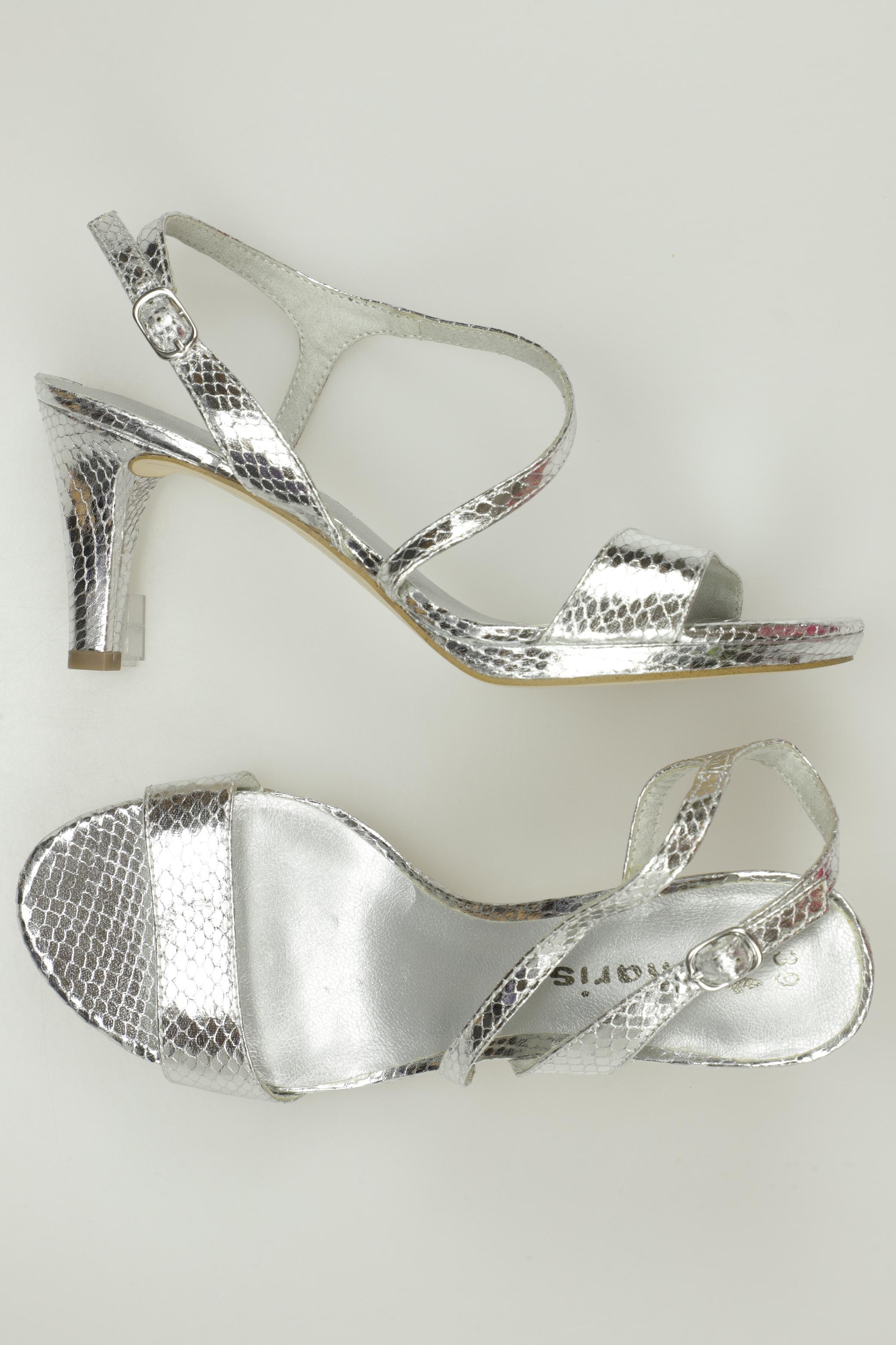 

Tamaris Damen Sandale, silber, Gr. 39