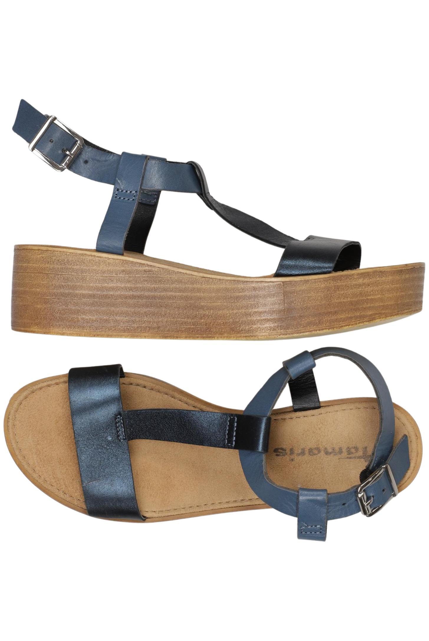 

Tamaris Damen Sandale, marineblau, Gr. 37