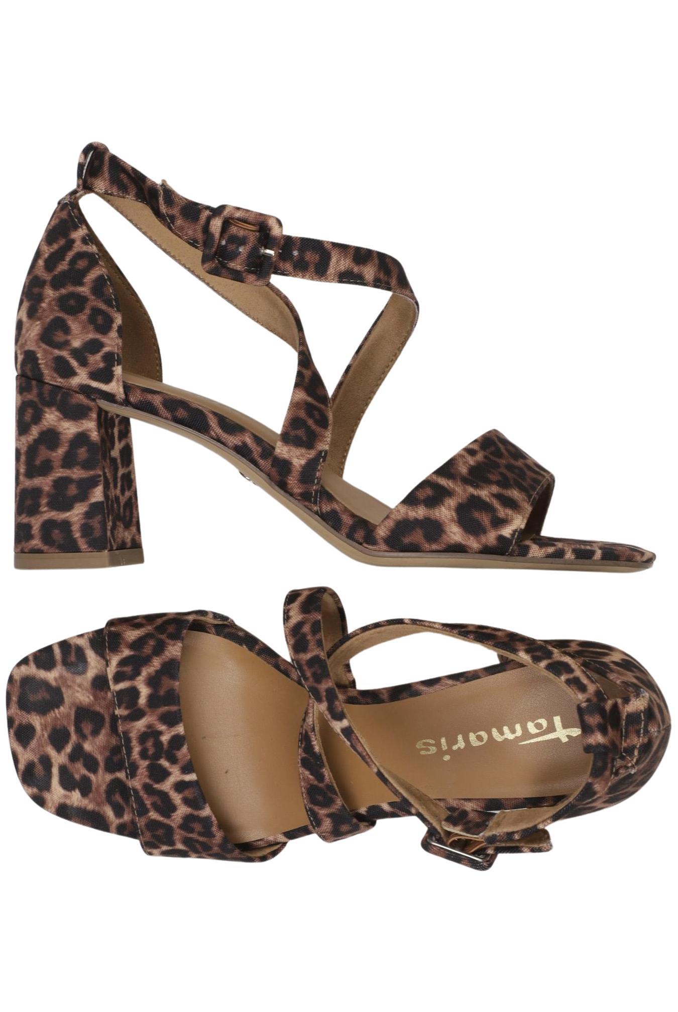 

Tamaris Damen Sandale, braun, Gr. 39