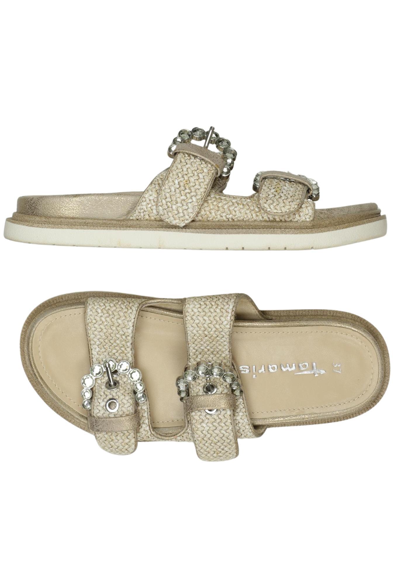 

Tamaris Damen Sandale, beige, Gr. 37