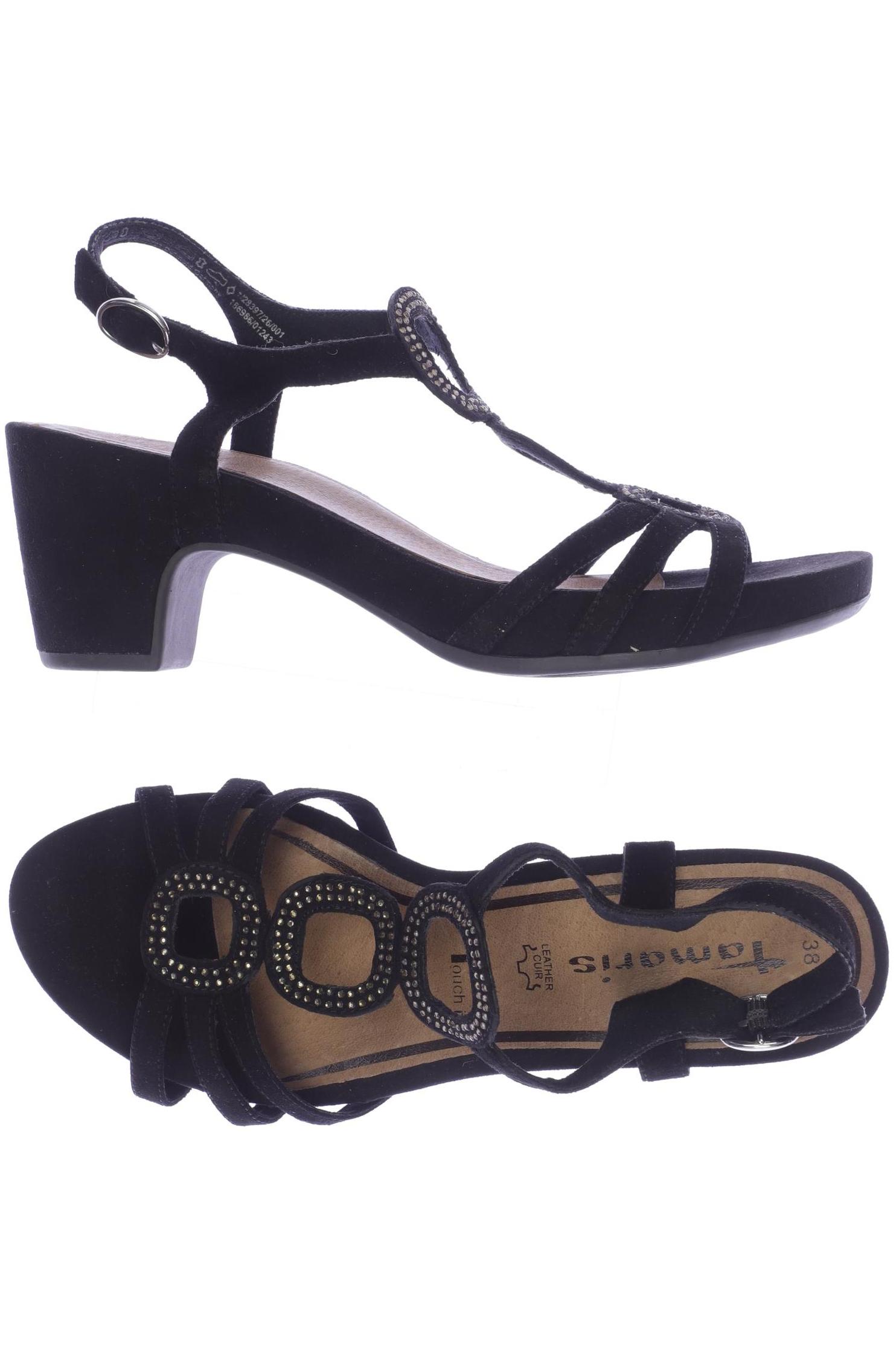

Tamaris Damen Sandale, schwarz