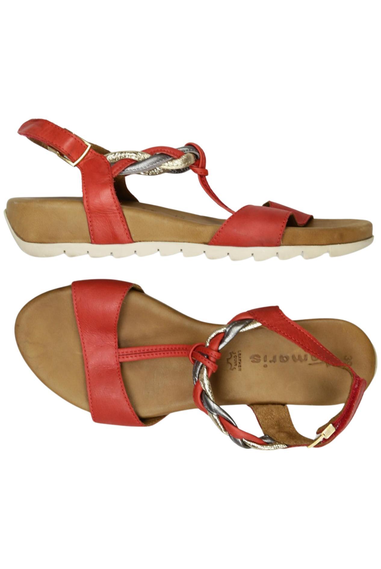 

Tamaris Damen Sandale, rot, Gr. 39