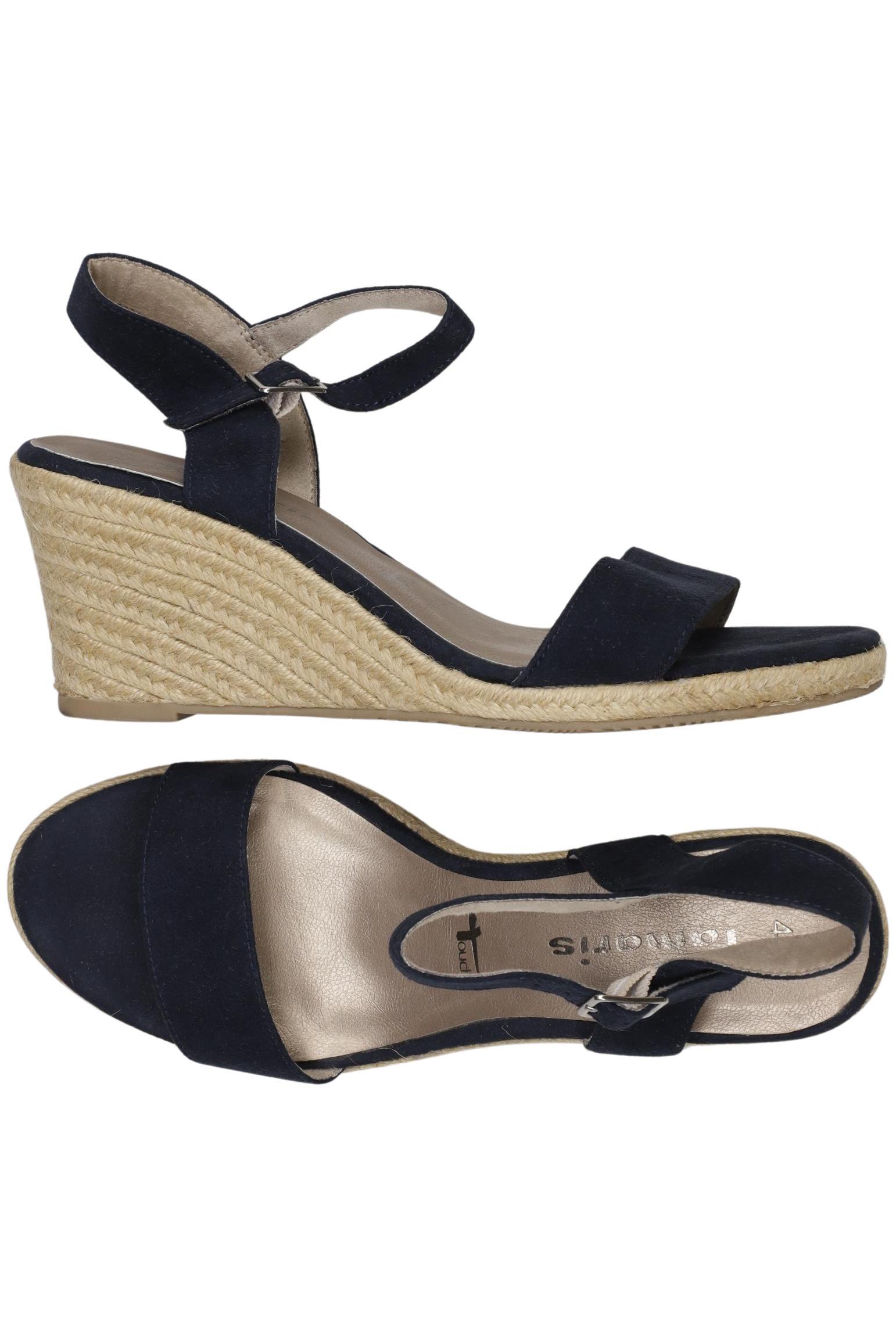 

Tamaris Damen Sandale, marineblau, Gr. 40