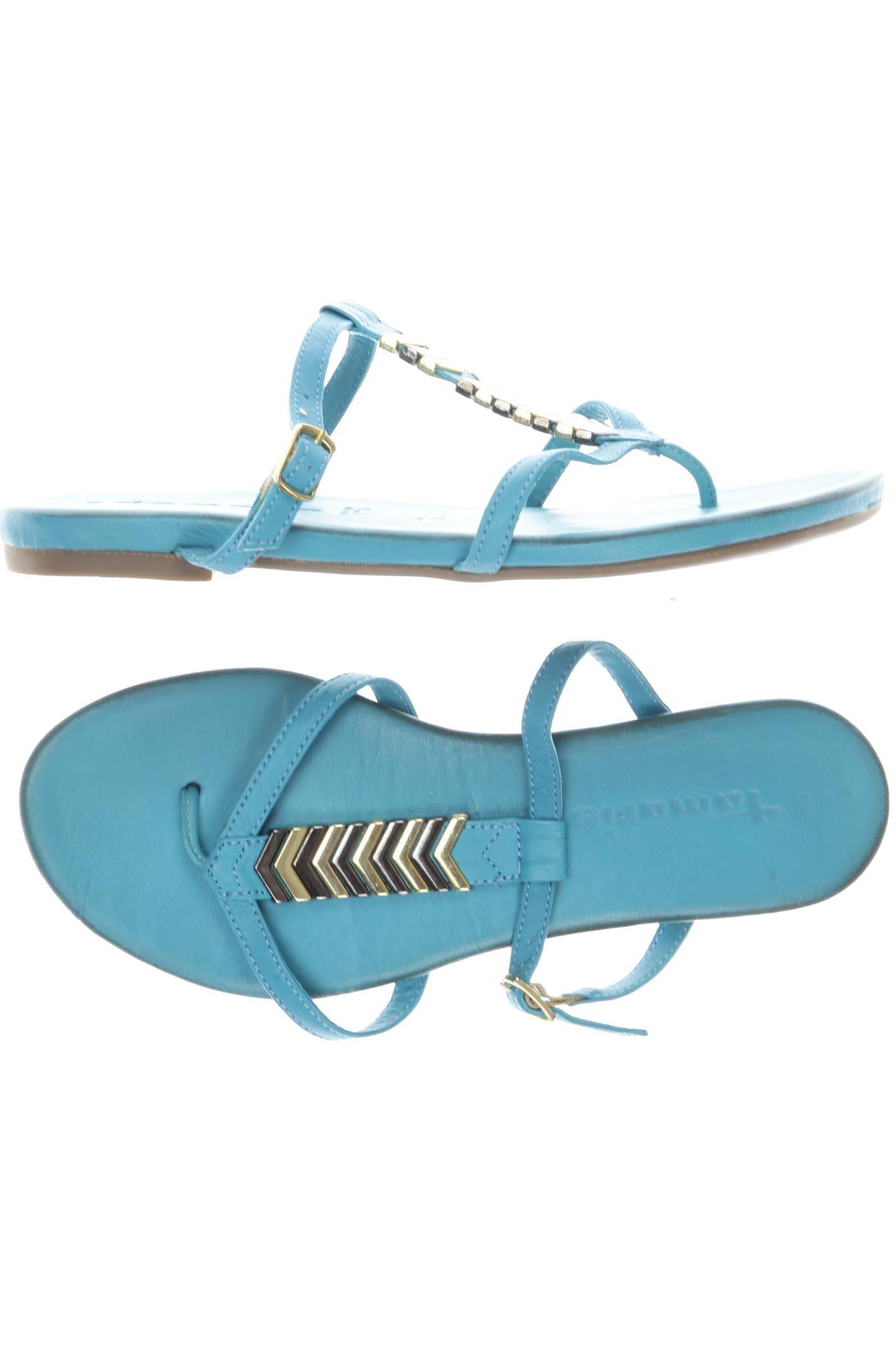 

Tamaris Damen Sandale, blau, Gr. 38