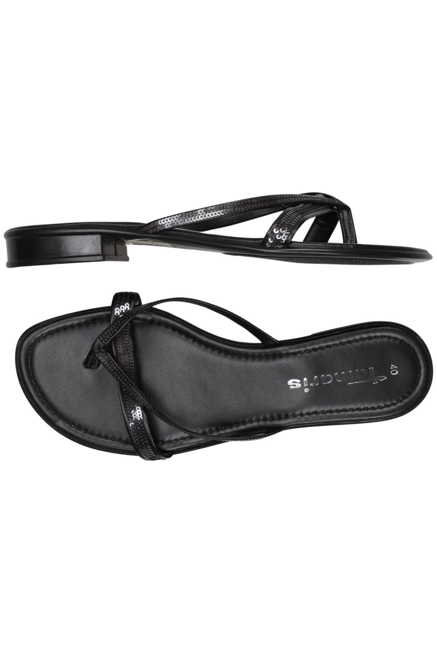 

Tamaris Damen Sandale, schwarz, Gr. 40