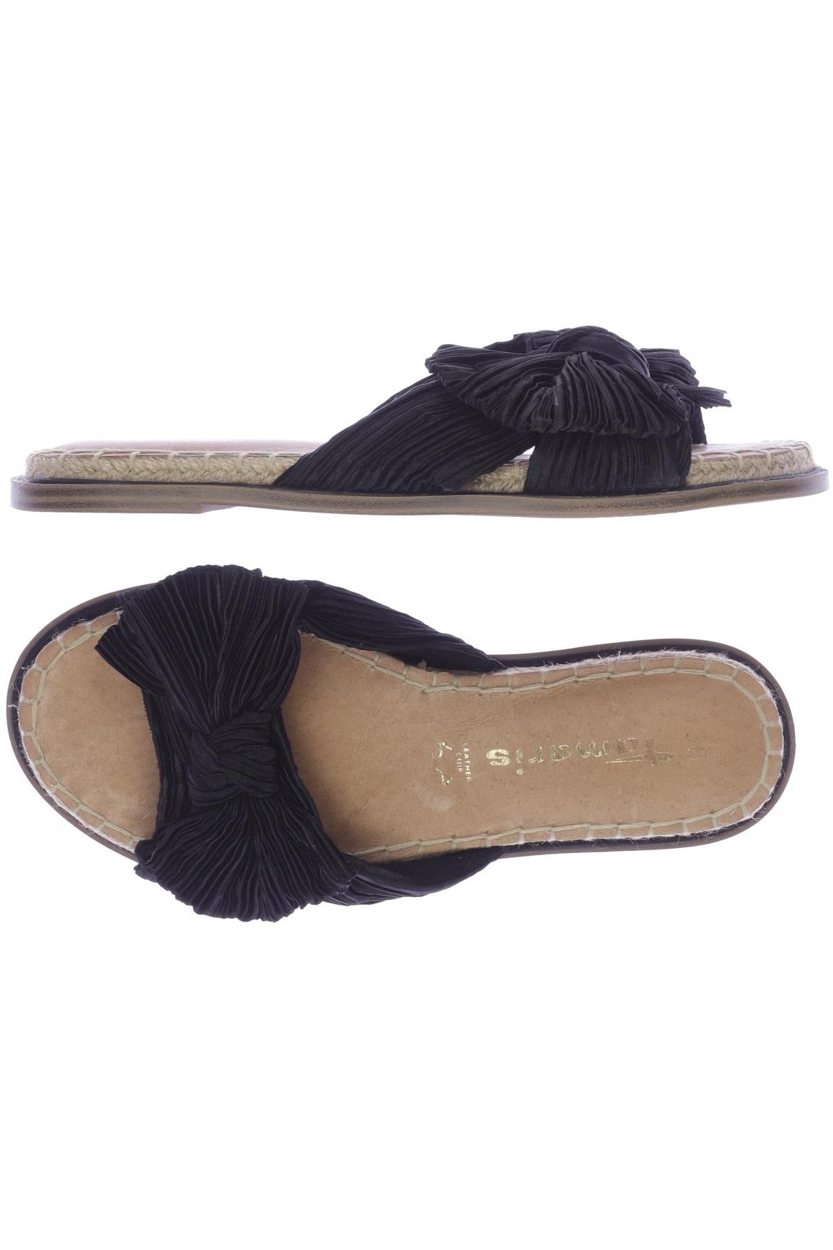 

Tamaris Damen Sandale, schwarz, Gr. 38