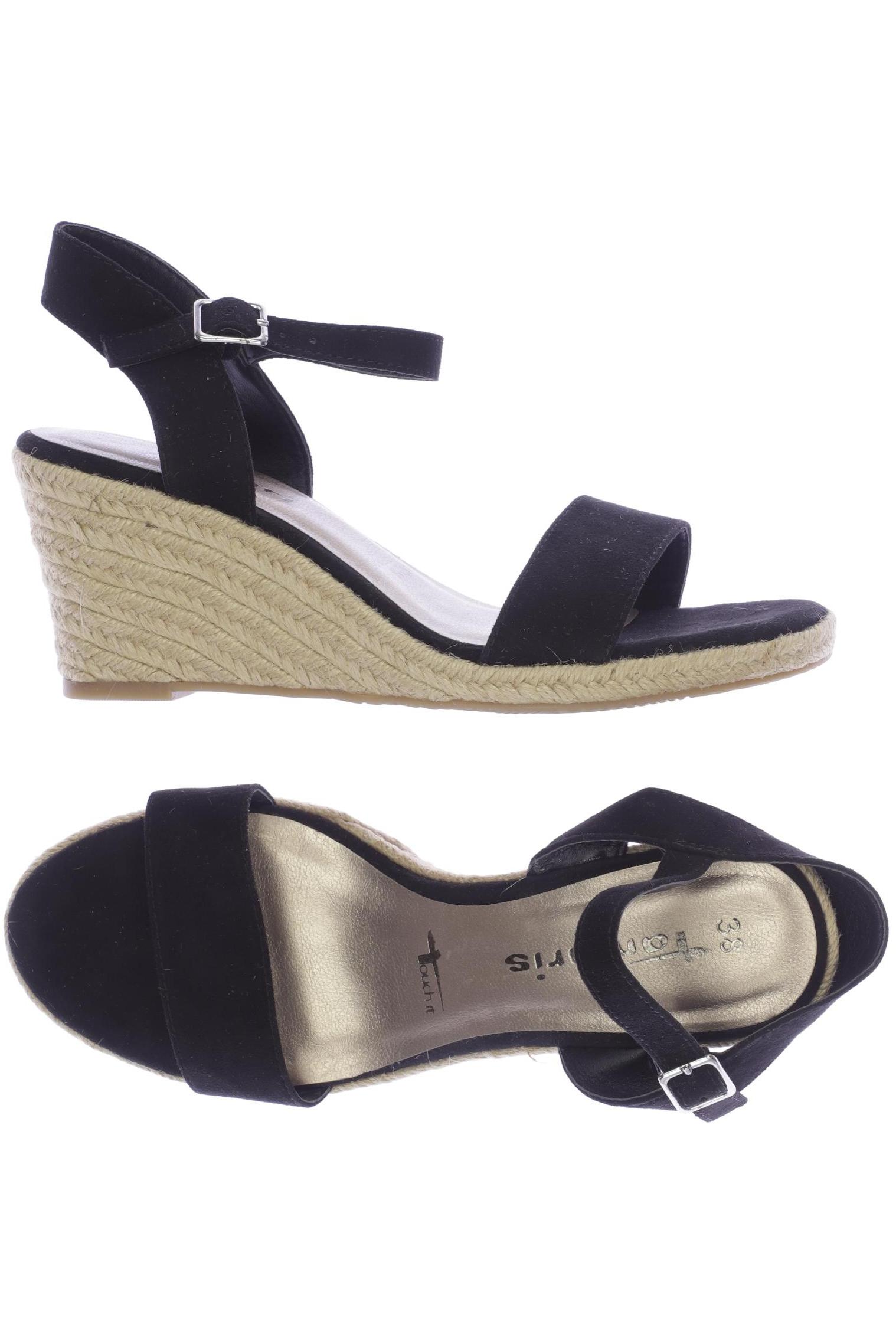 

Tamaris Damen Sandale, schwarz