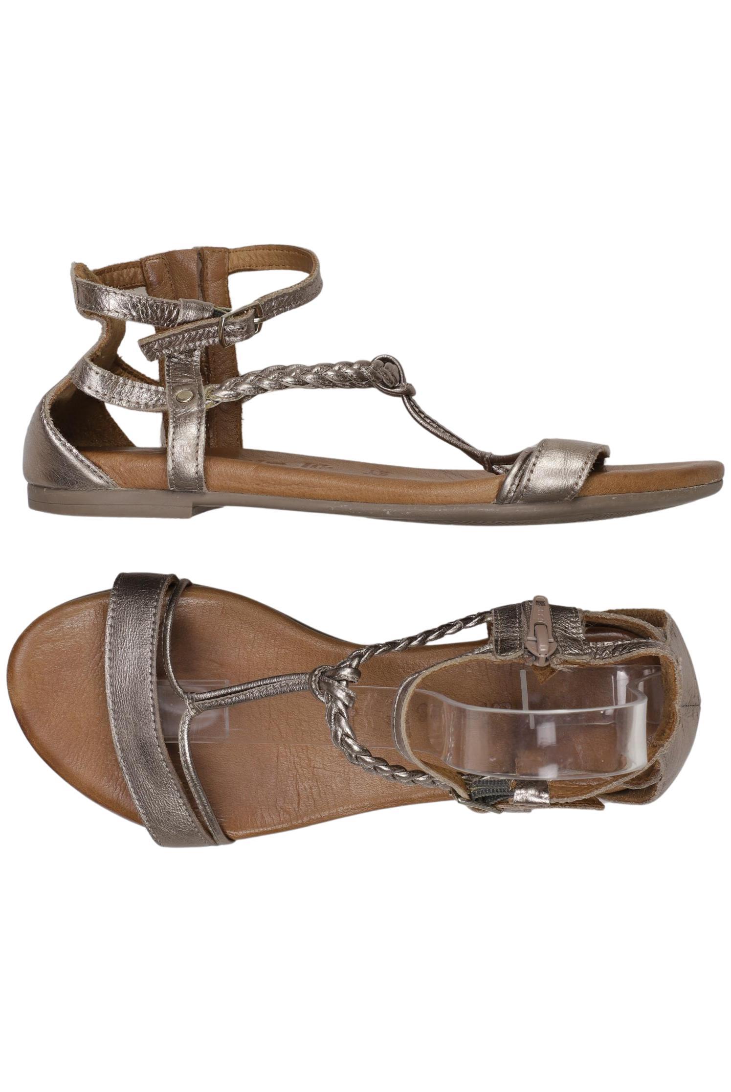 

Tamaris Damen Sandale, silber, Gr. 38