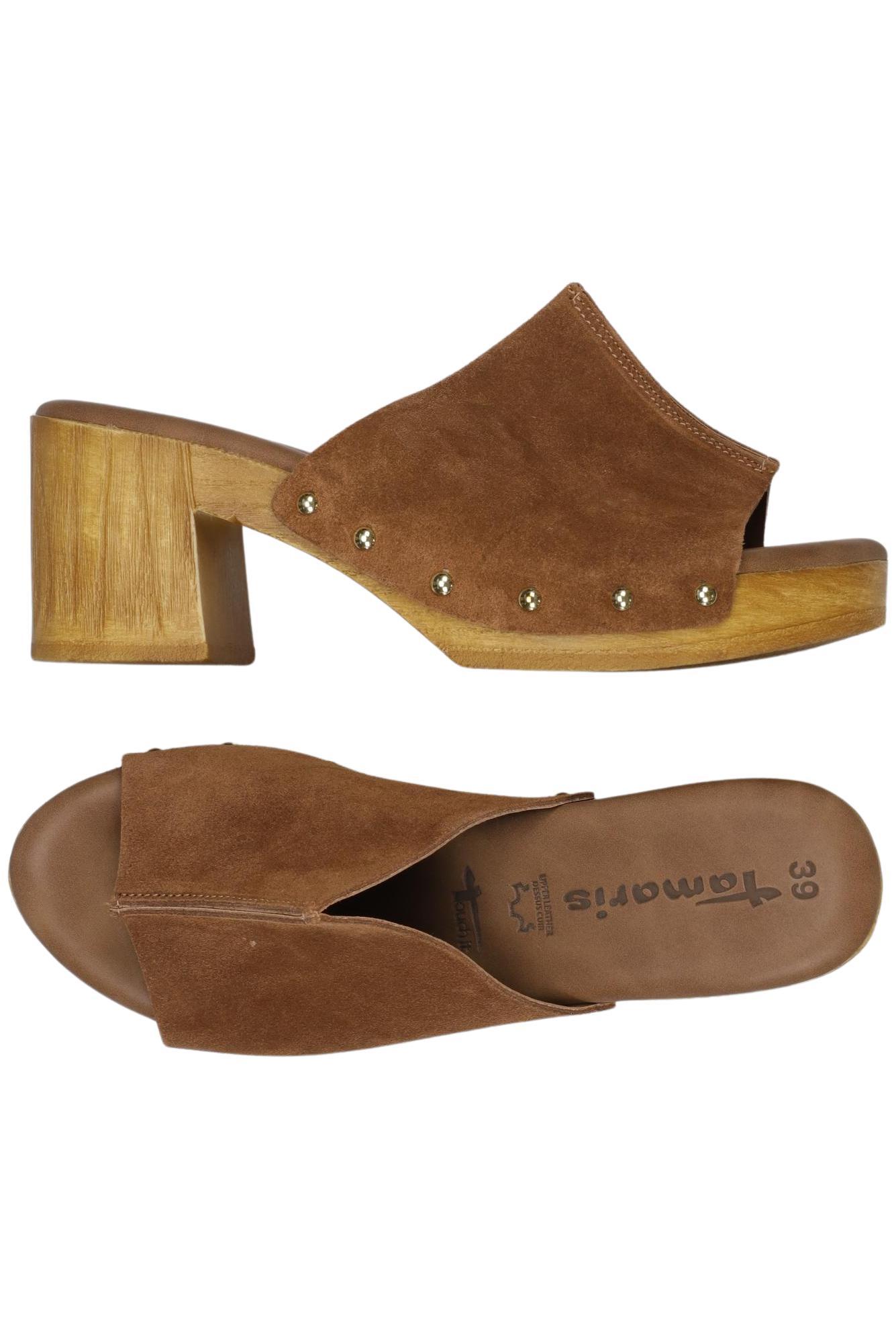 

Tamaris Damen Sandale, braun, Gr. 39