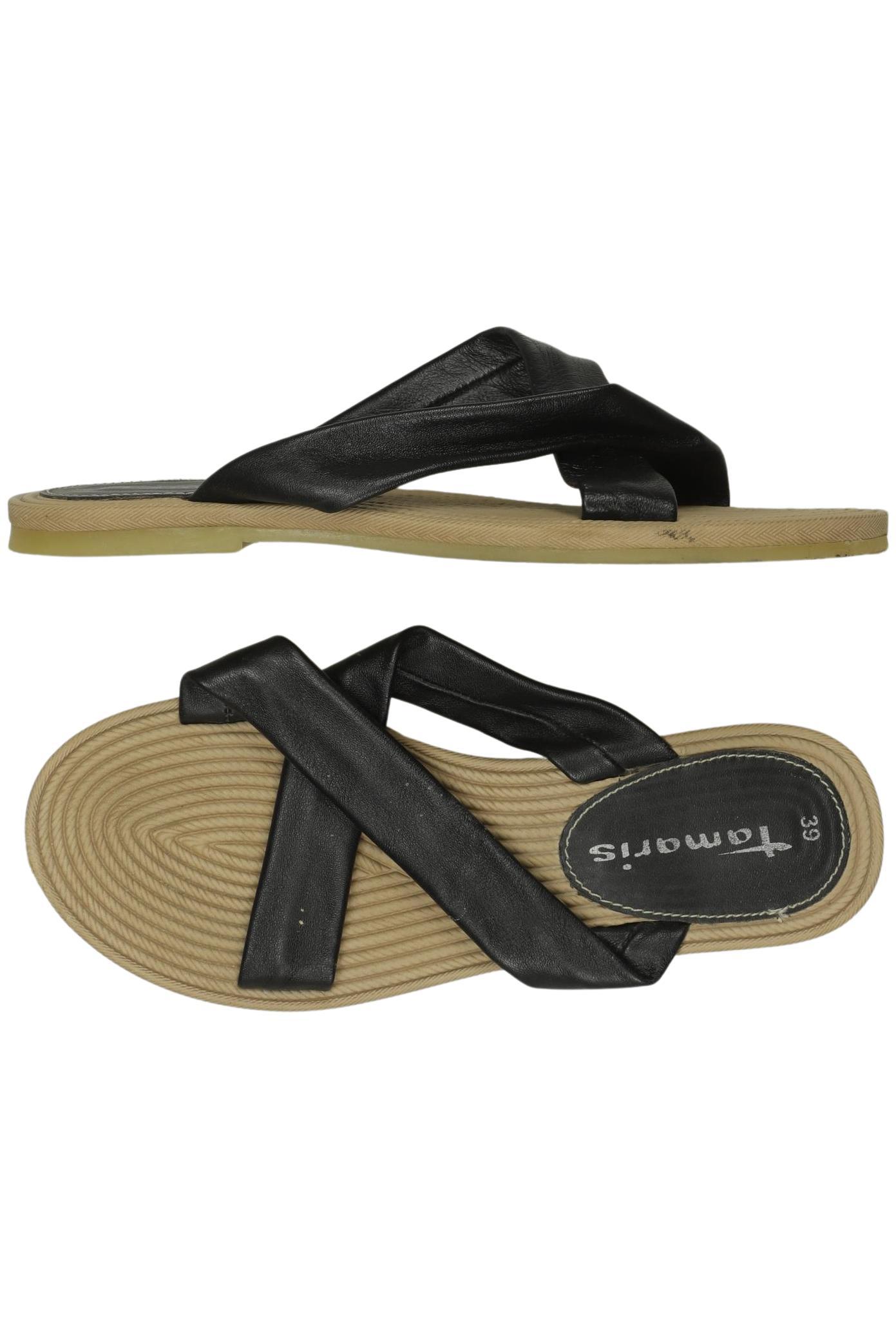 

Tamaris Damen Sandale, schwarz, Gr. 39
