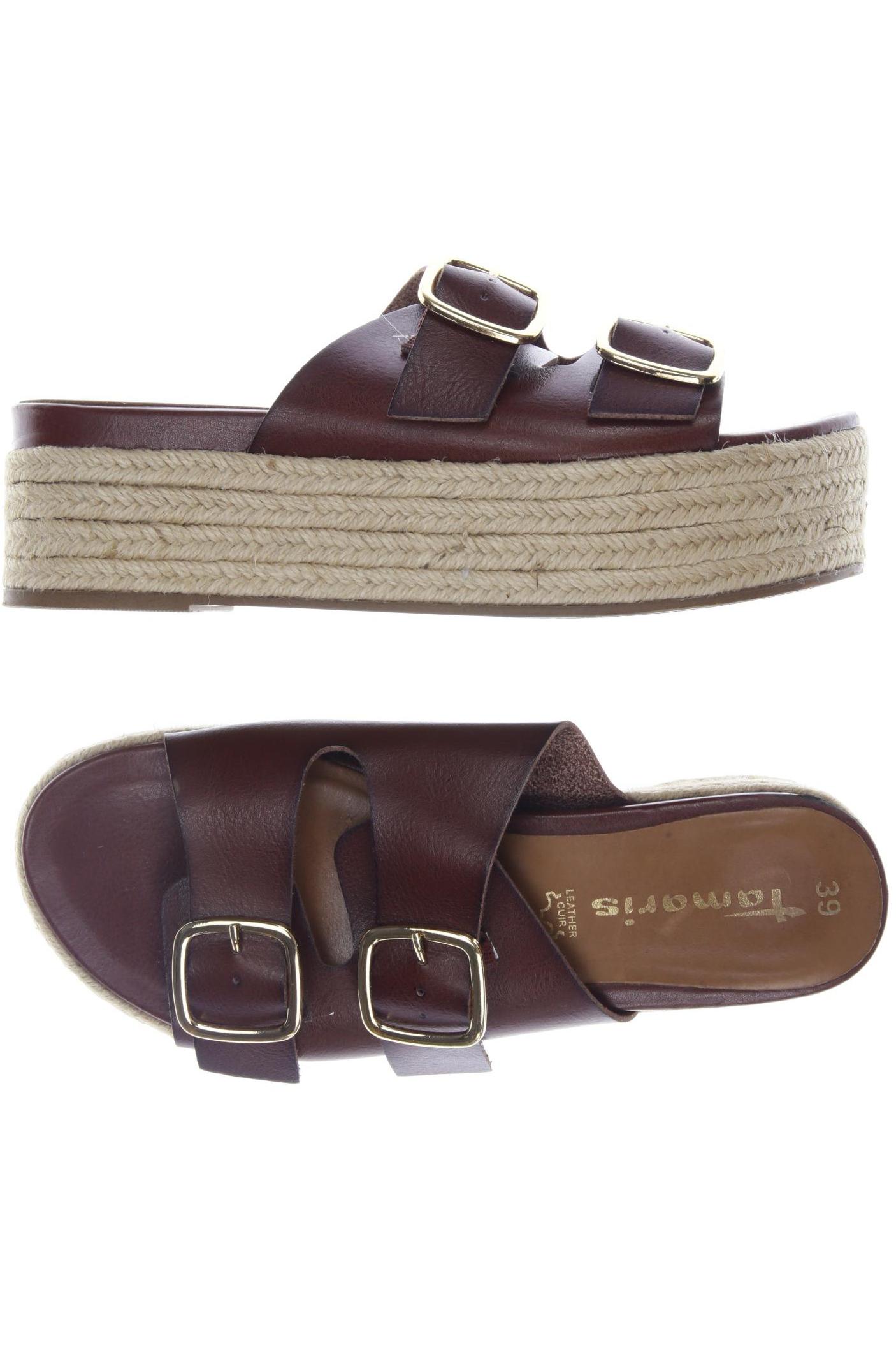 

Tamaris Damen Sandale, braun, Gr. 39