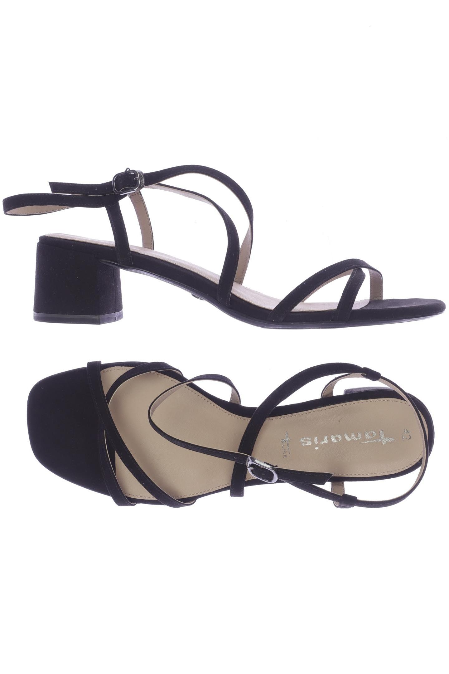 

Tamaris Damen Sandale, schwarz, Gr. 42