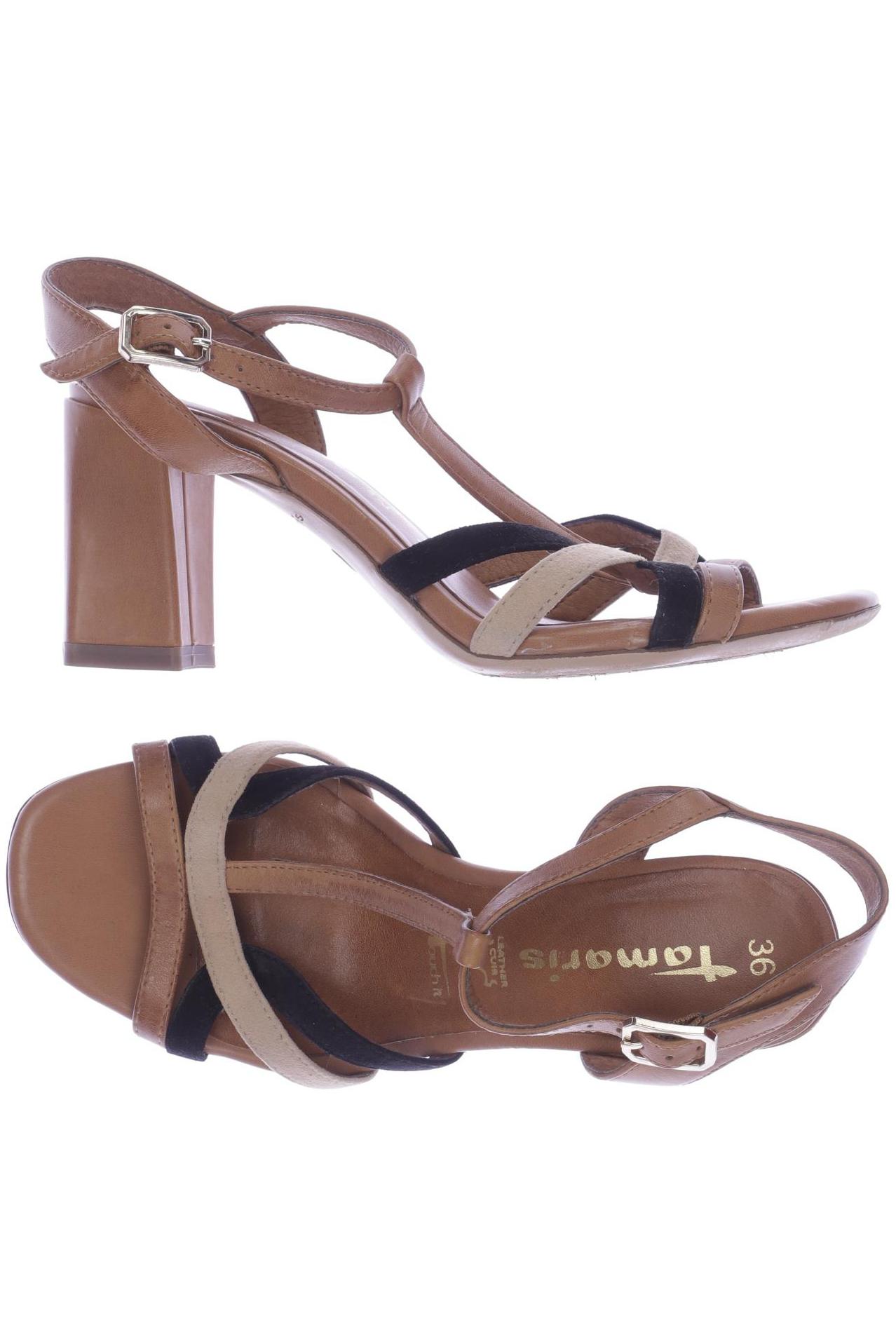 

Tamaris Damen Sandale, braun, Gr. 36