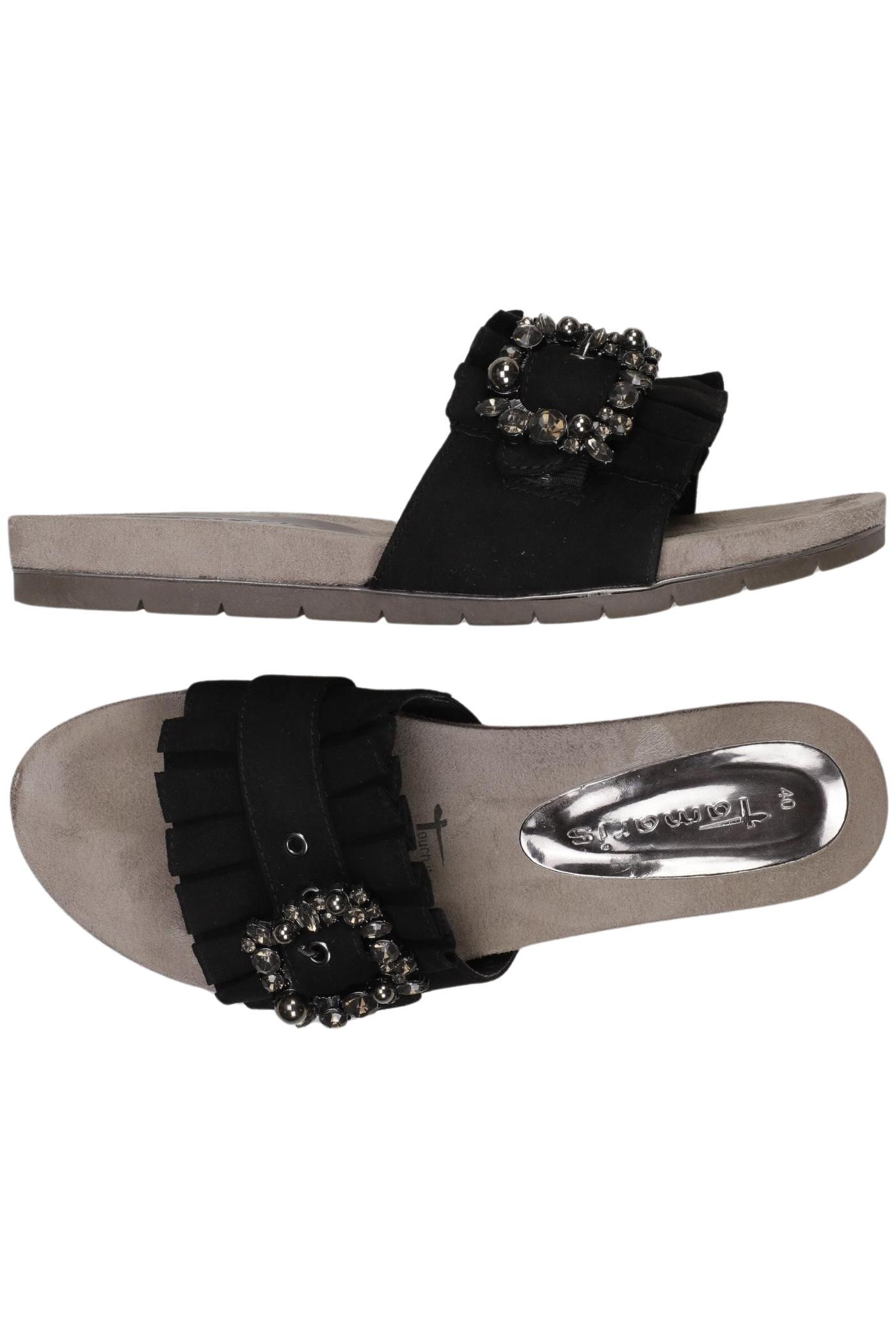 

Tamaris Damen Sandale, schwarz, Gr. 40