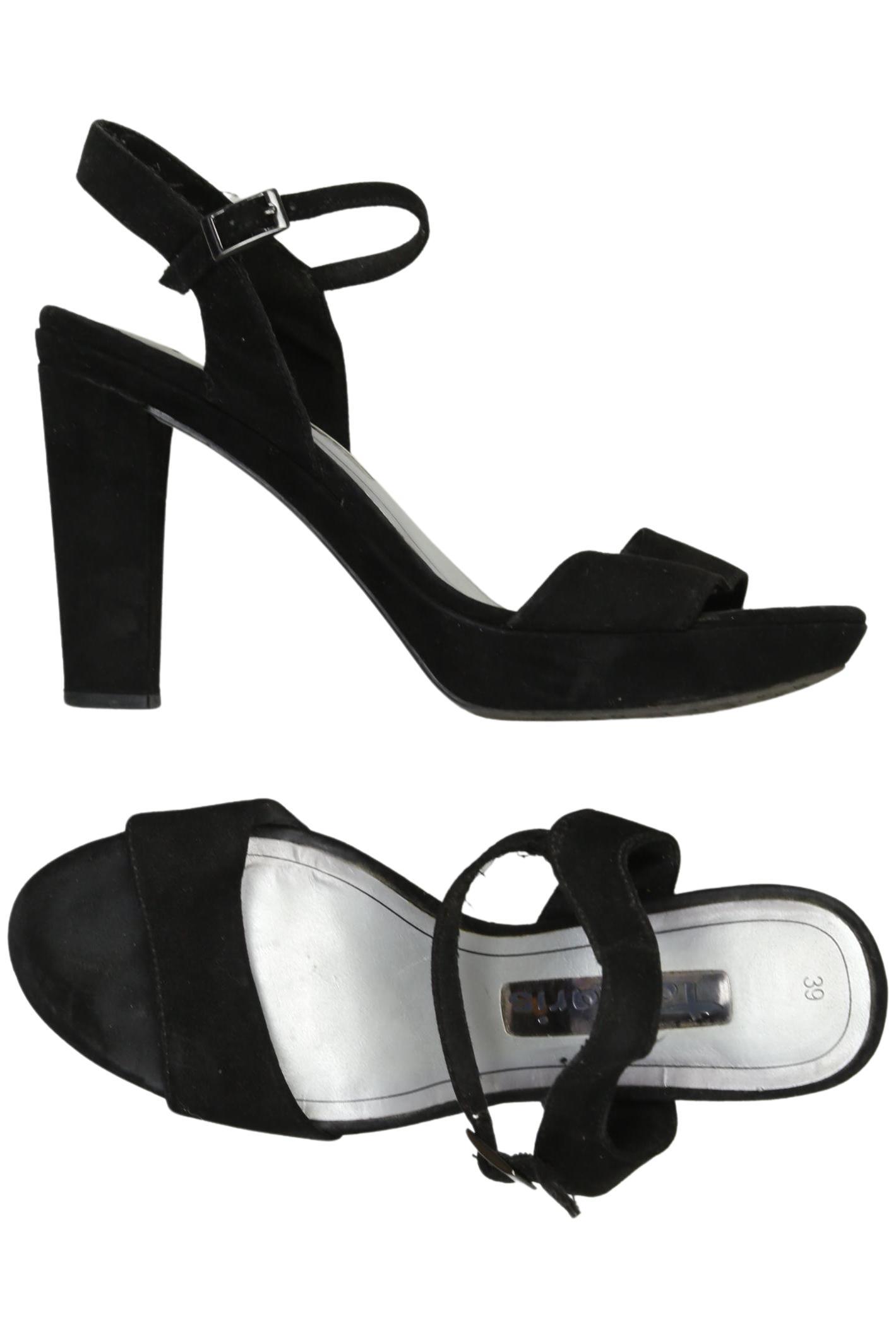 

Tamaris Damen Sandale, schwarz, Gr. 39