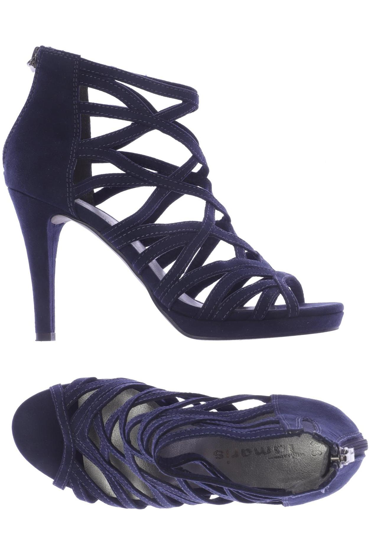 

Tamaris Damen Sandale, marineblau, Gr. 36