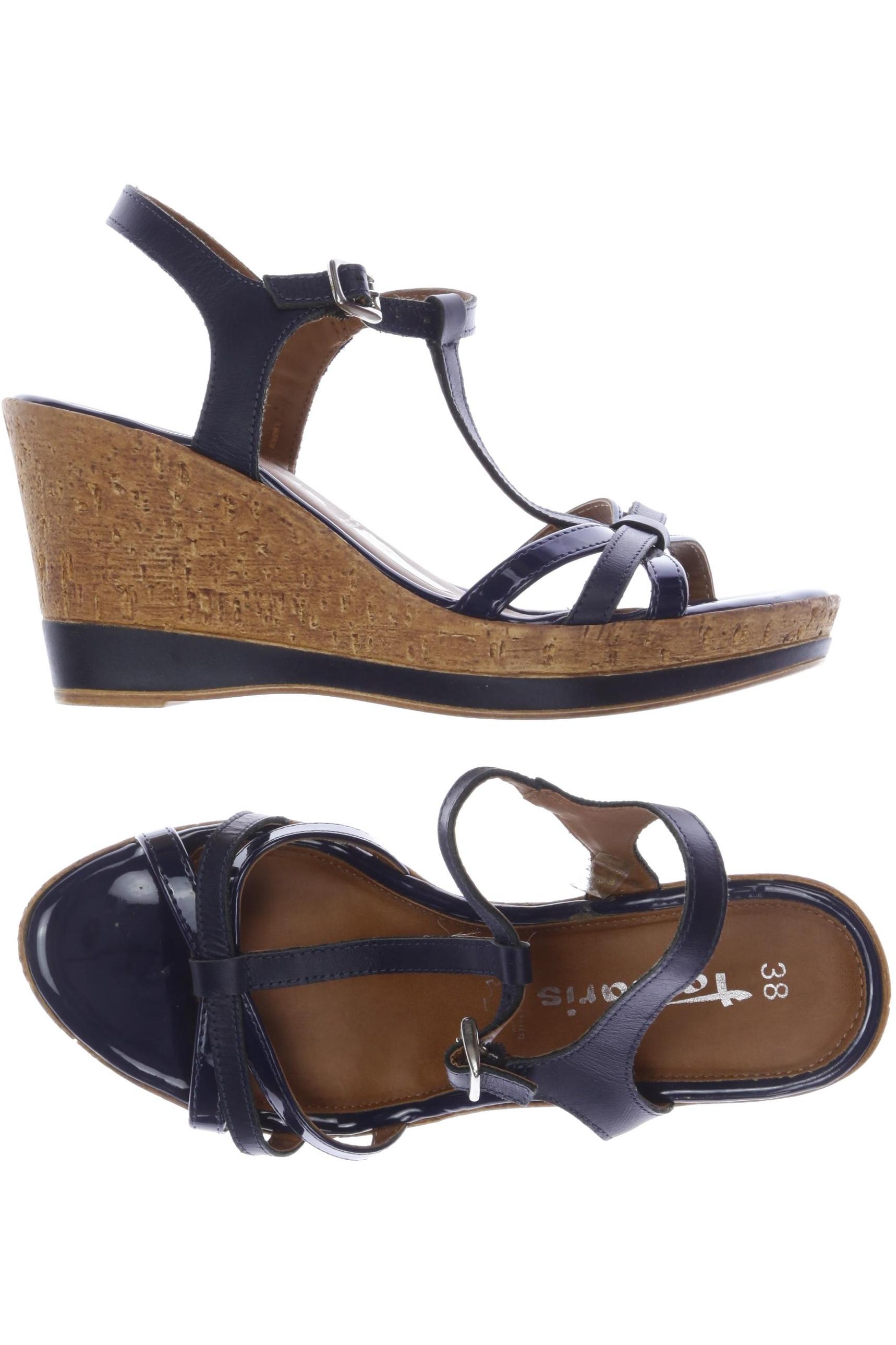

Tamaris Damen Sandale, marineblau, Gr. 38