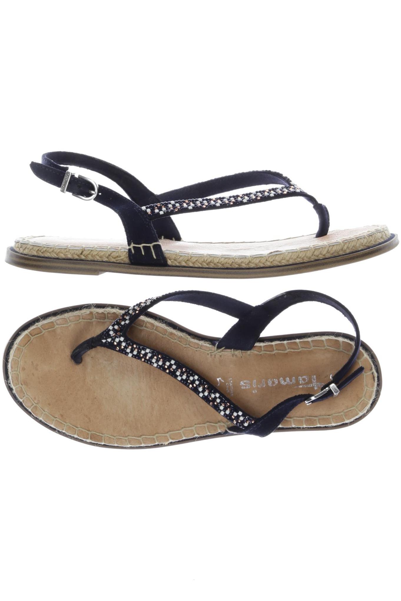 

Tamaris Damen Sandale, marineblau, Gr. 39