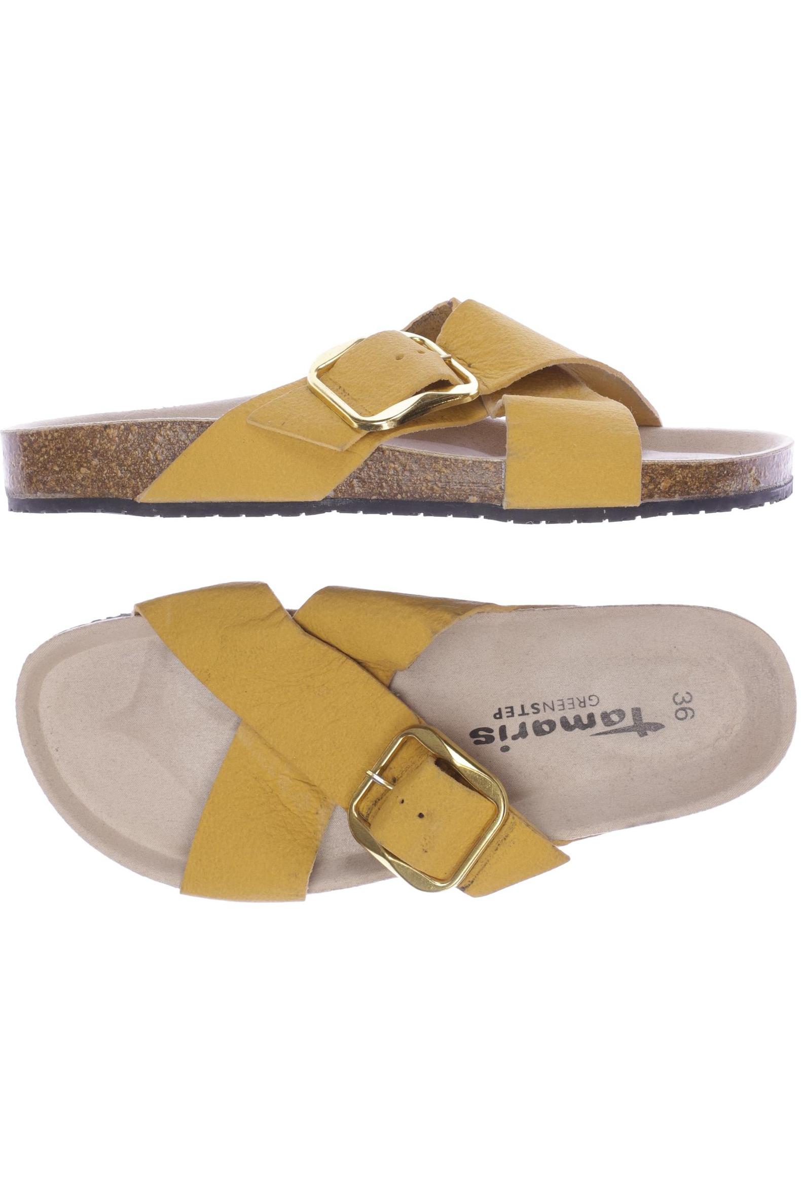 

Tamaris Damen Sandale, gelb, Gr. 36