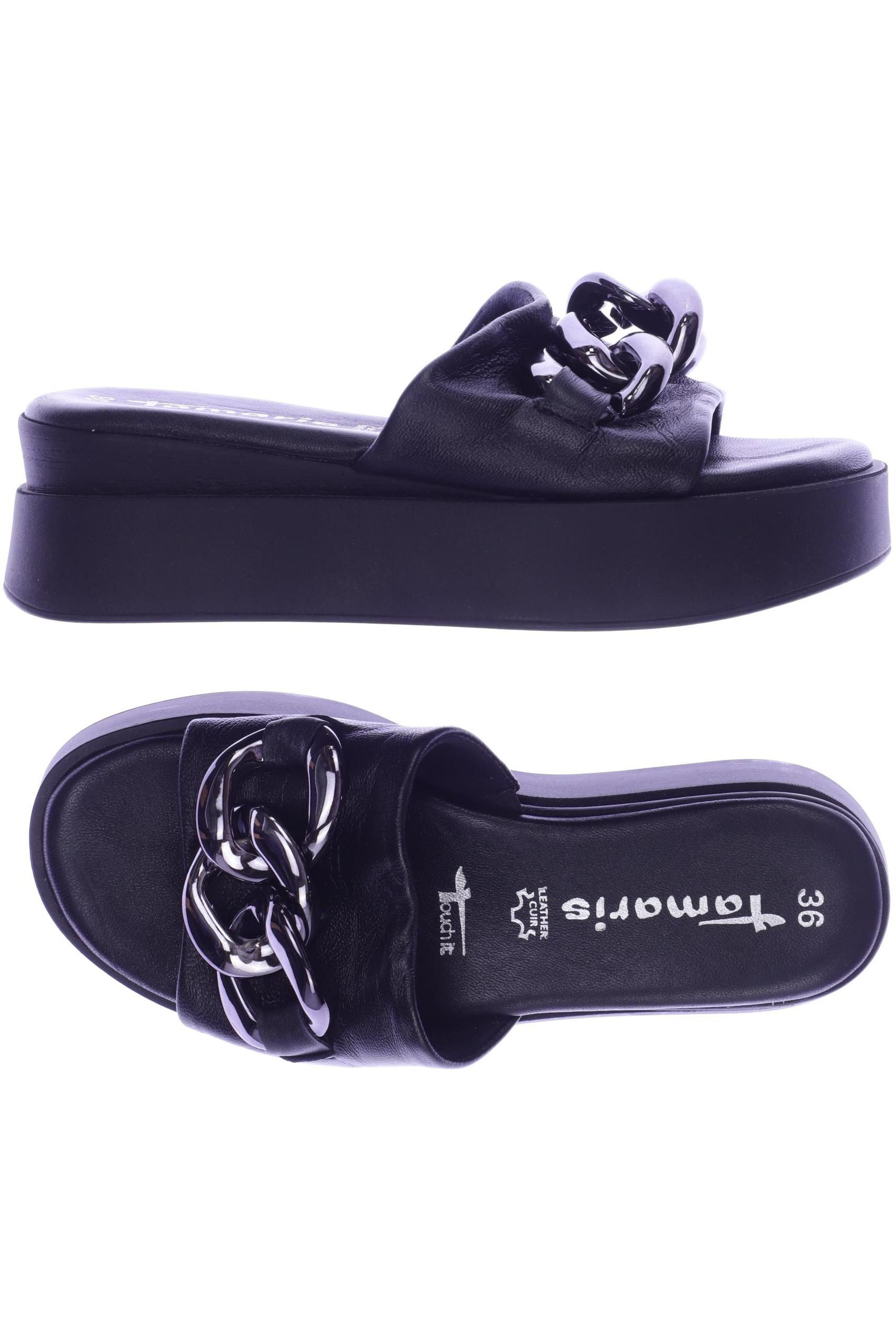 

Tamaris Damen Sandale, schwarz