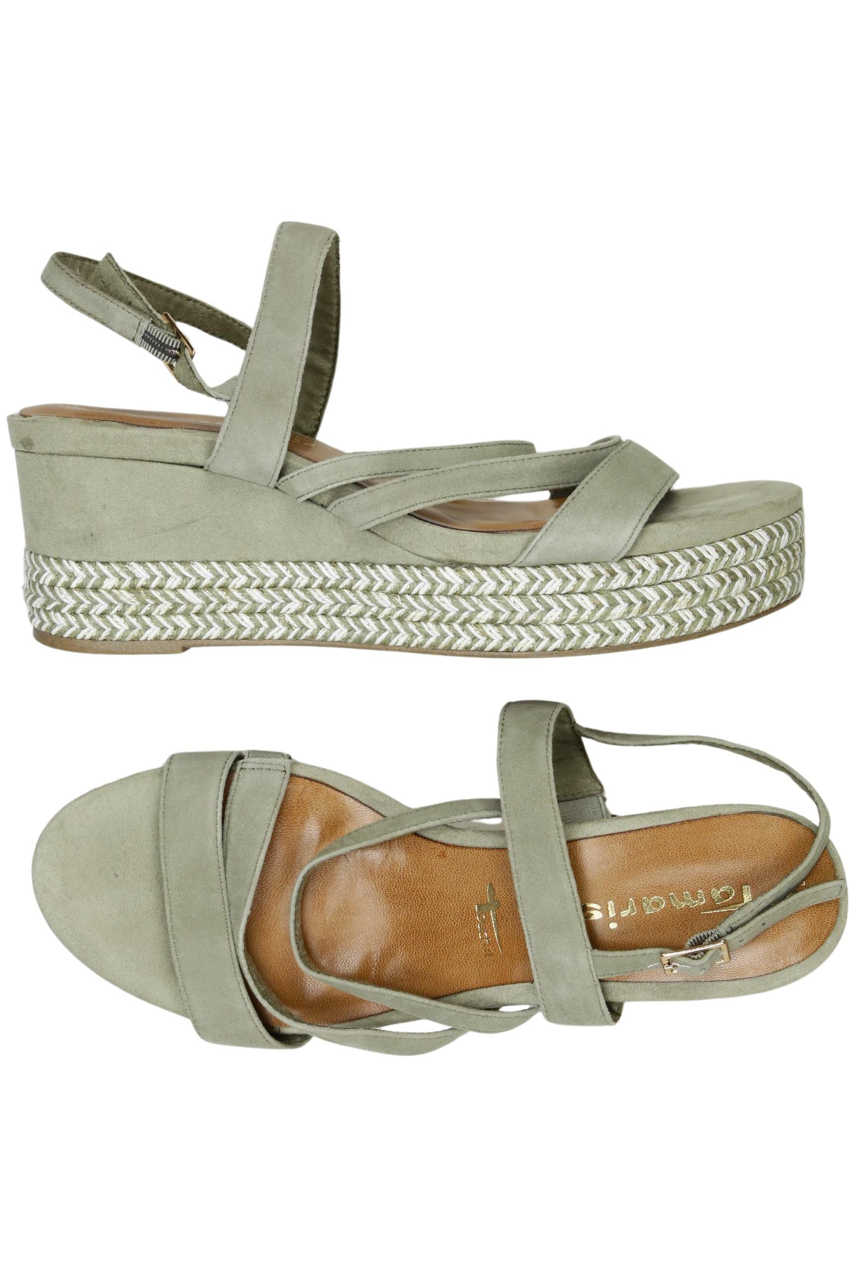 

Tamaris Damen Sandale, grün, Gr. 40