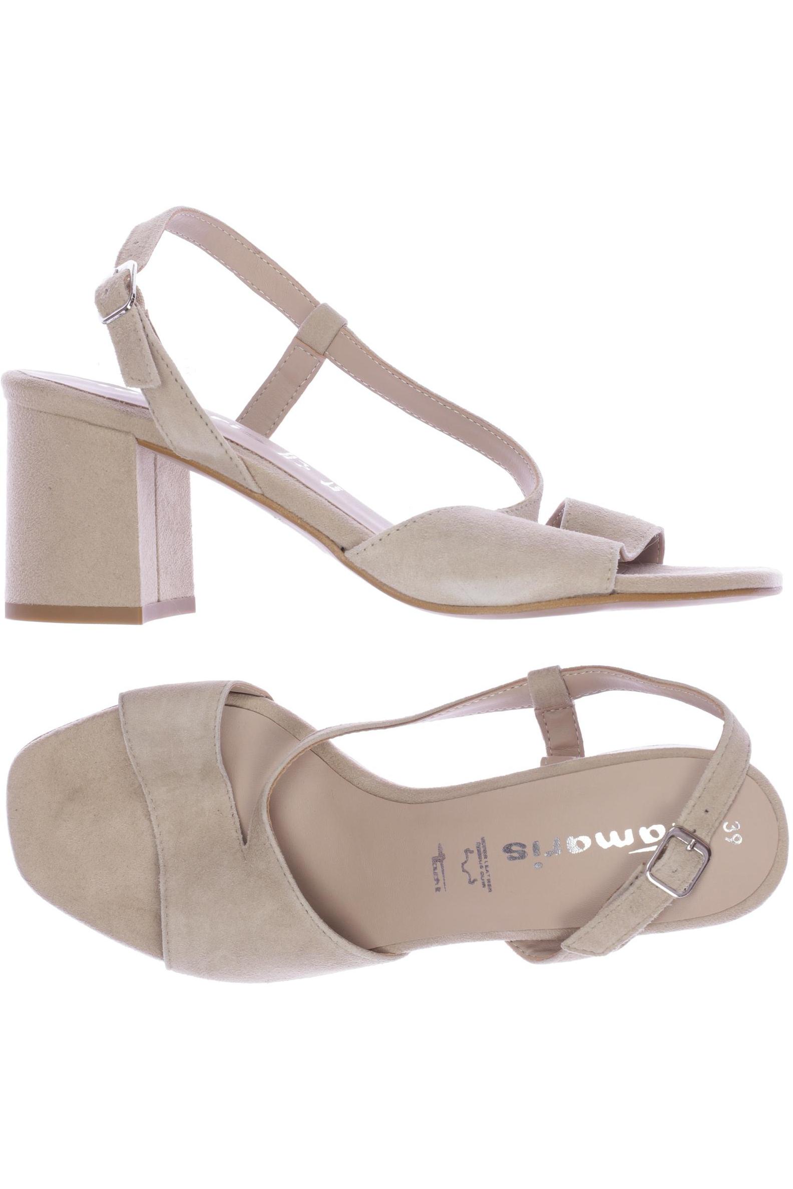 

Tamaris Damen Sandale, beige, Gr. 39