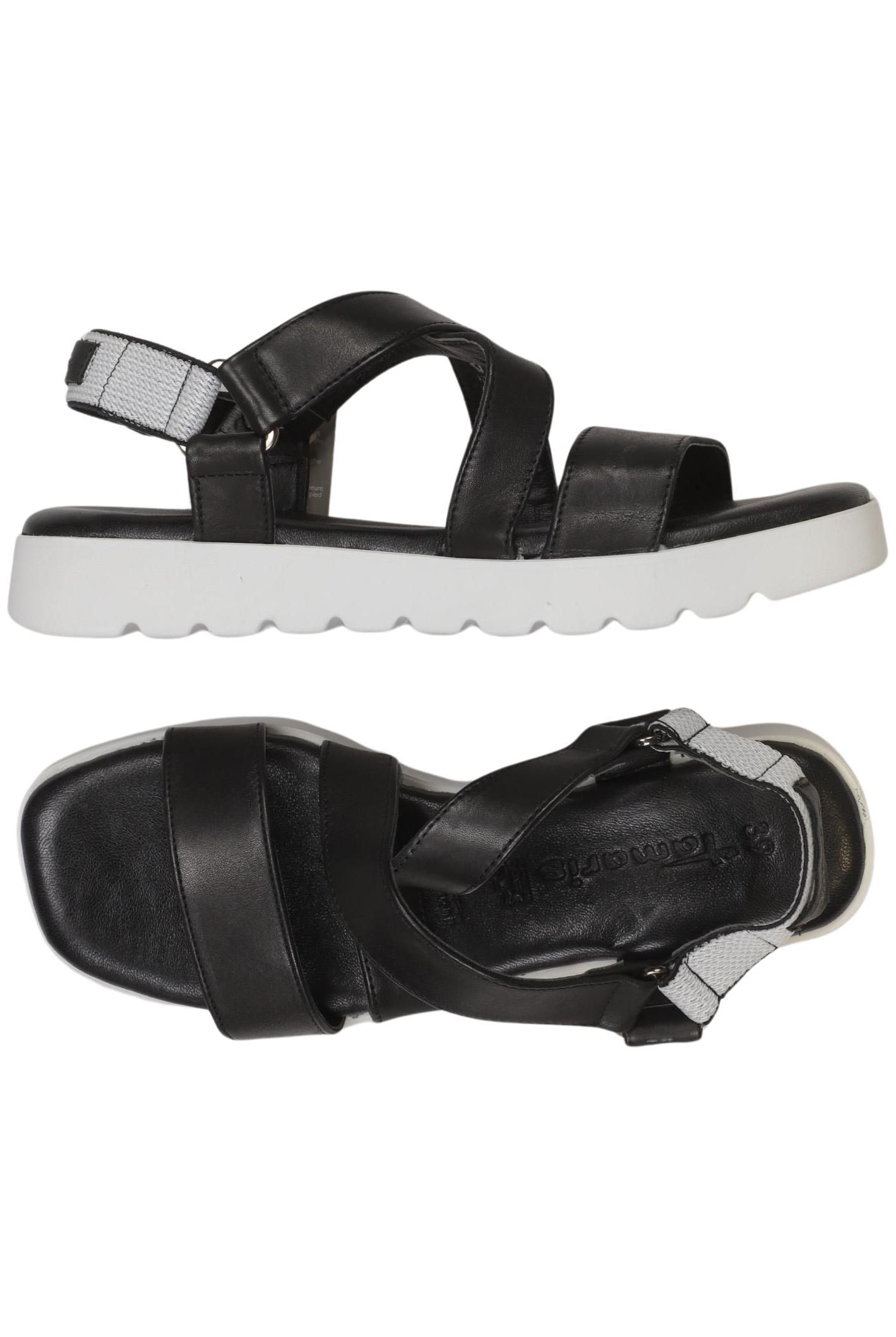 

Tamaris Damen Sandale, schwarz, Gr. 39