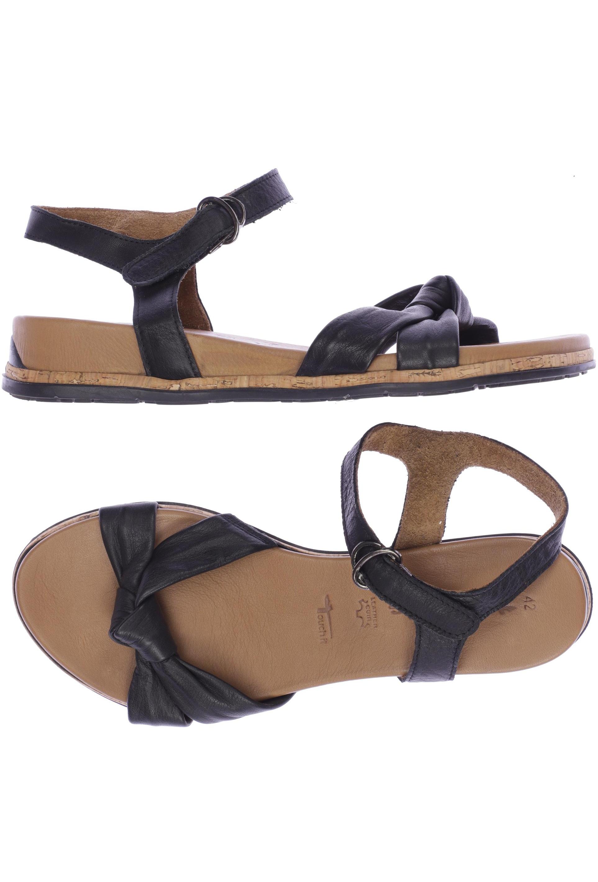 

Tamaris Damen Sandale, schwarz, Gr. 42