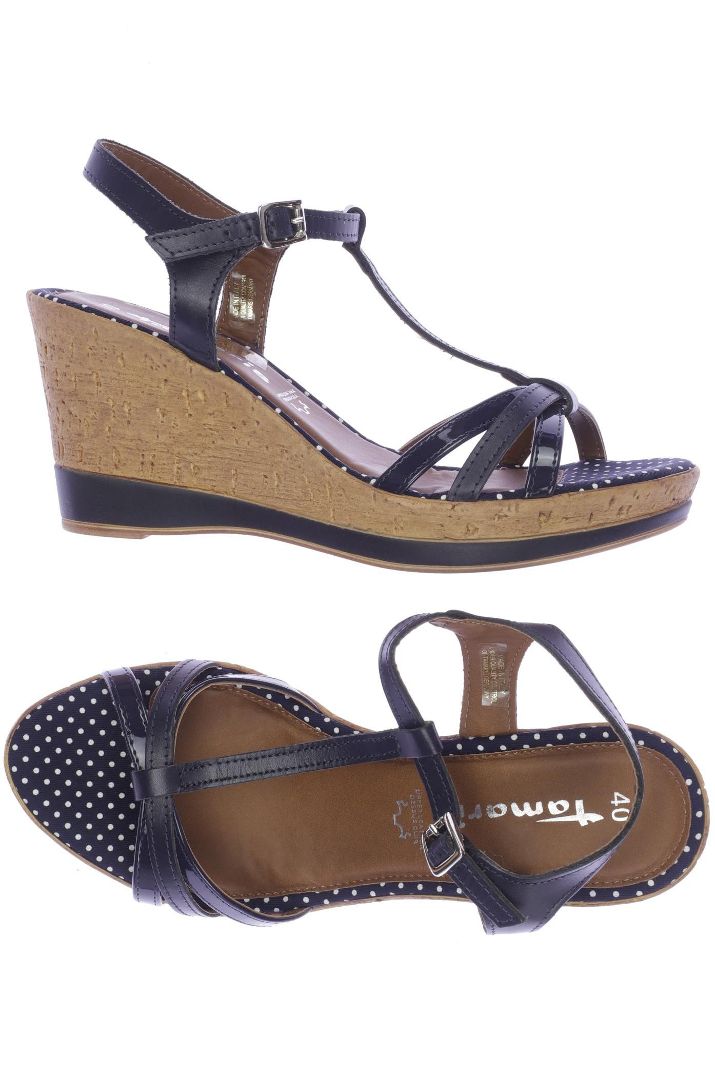 

Tamaris Damen Sandale, marineblau, Gr. 40