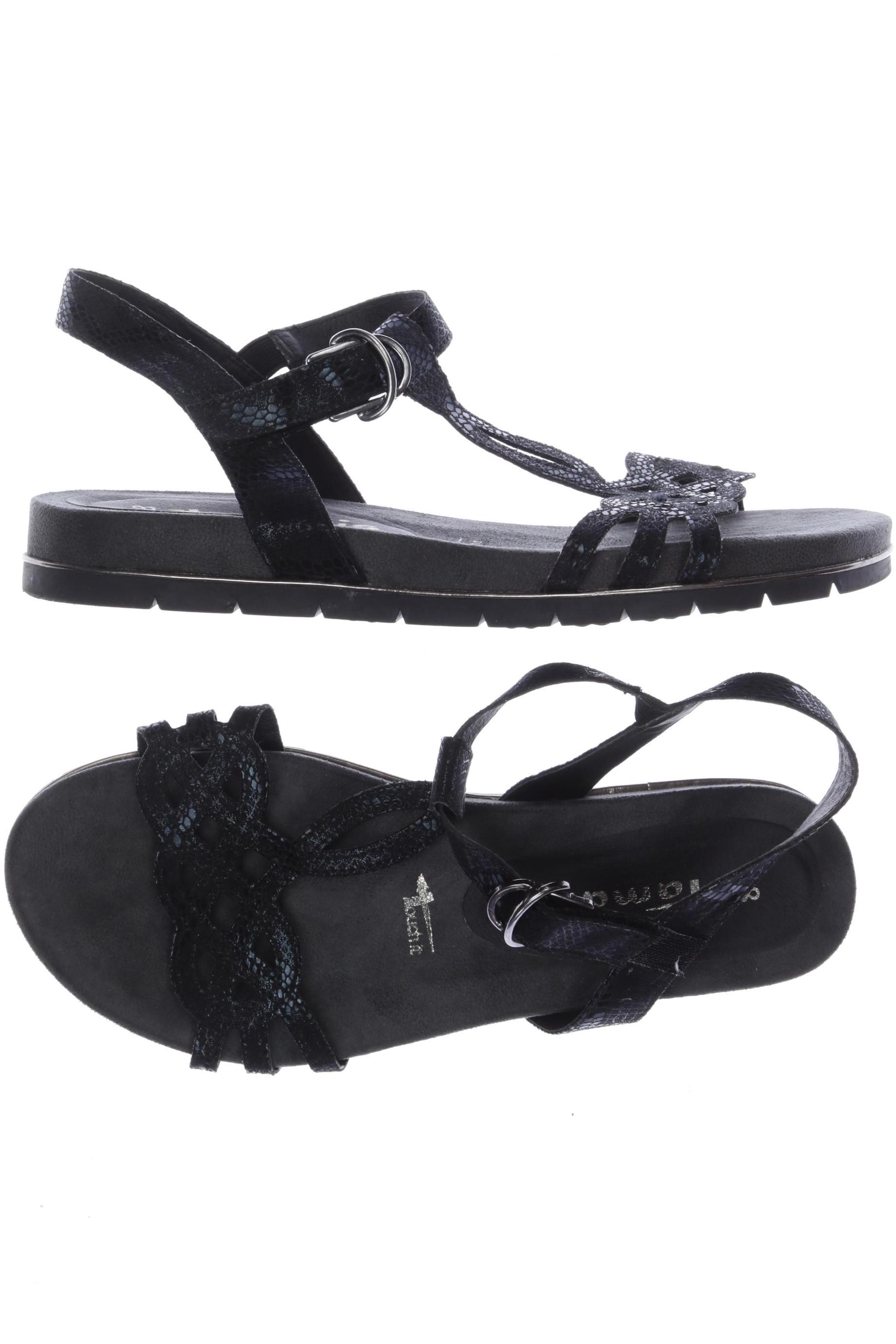 

Tamaris Damen Sandale, marineblau, Gr. 38