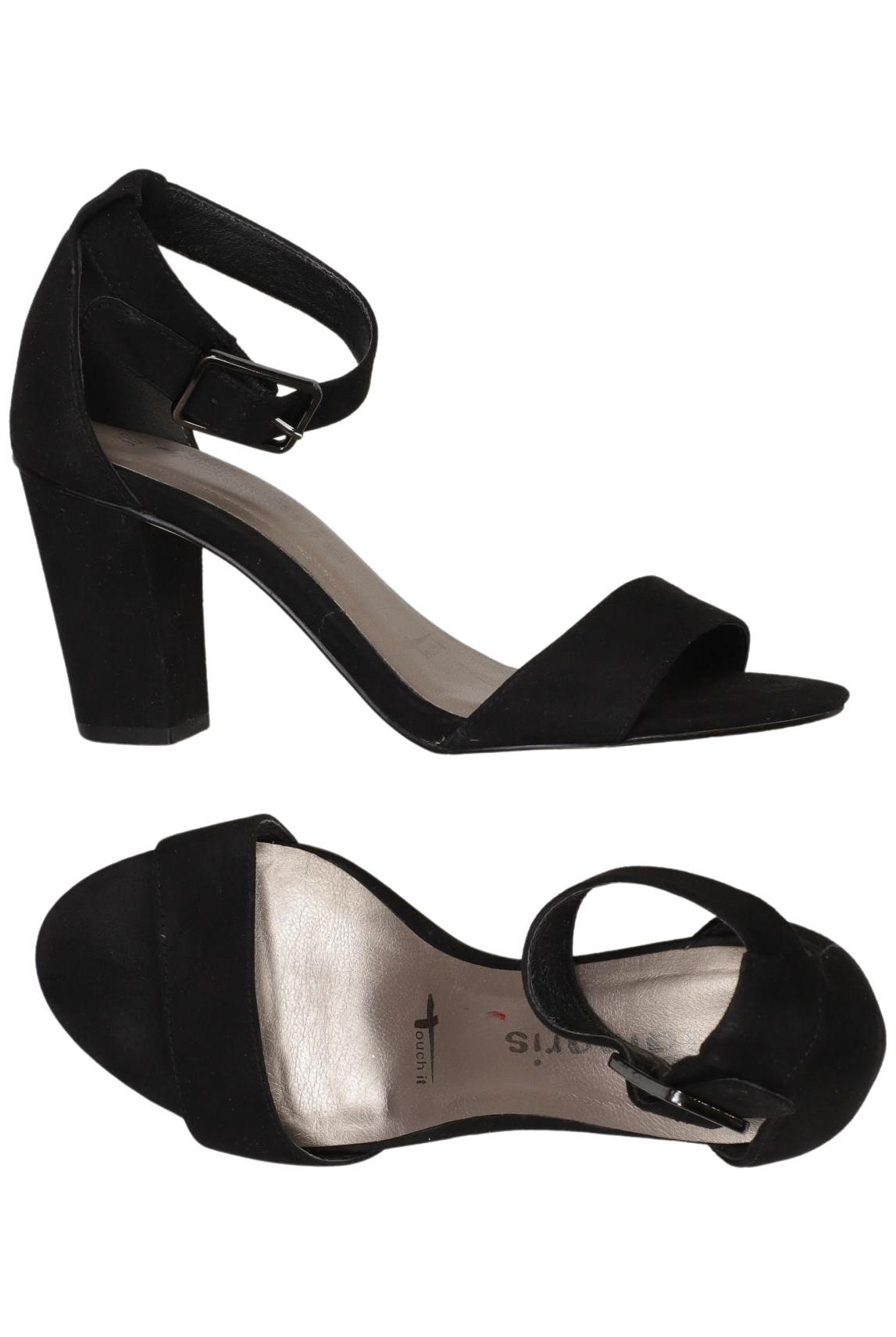 

Tamaris Damen Sandale, schwarz, Gr. 36