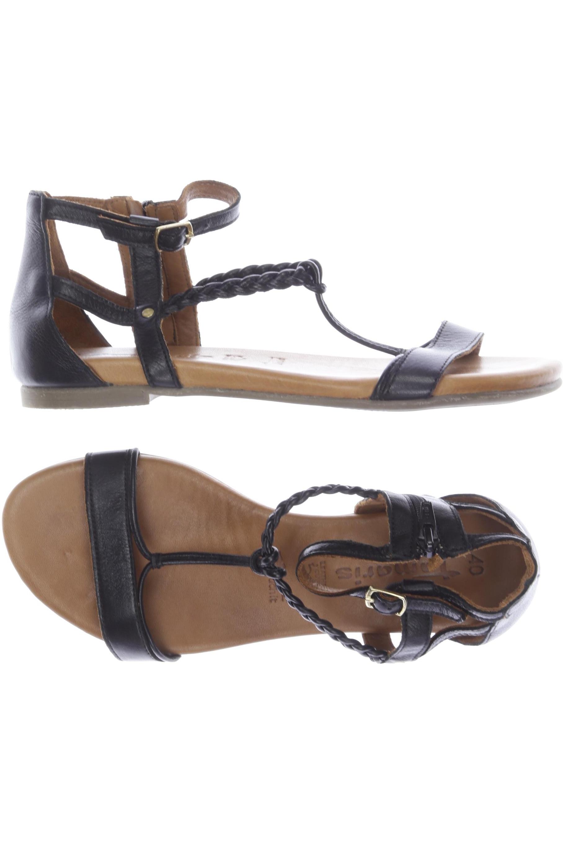 

Tamaris Damen Sandale, schwarz, Gr. 40