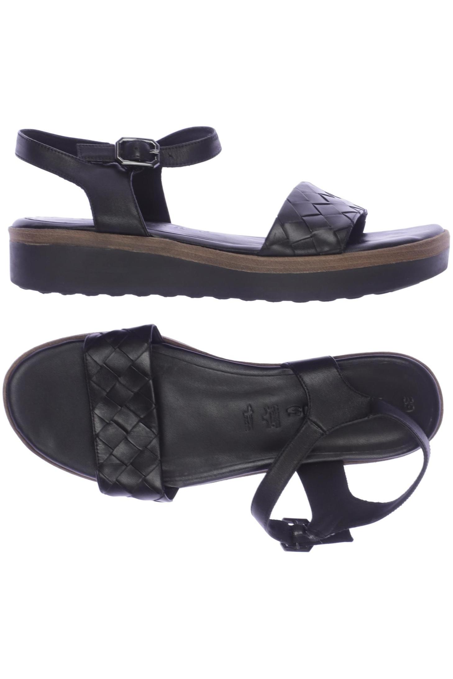 

Tamaris Damen Sandale, schwarz, Gr. 39