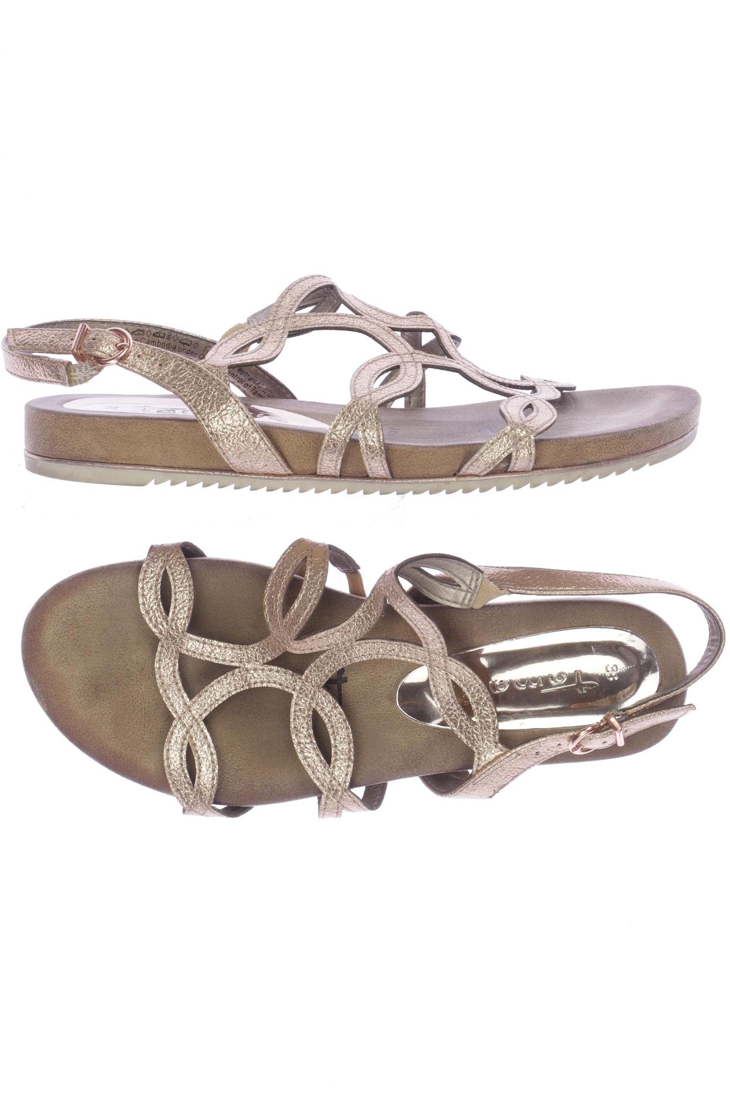 

Tamaris Damen Sandale, beige, Gr. 38