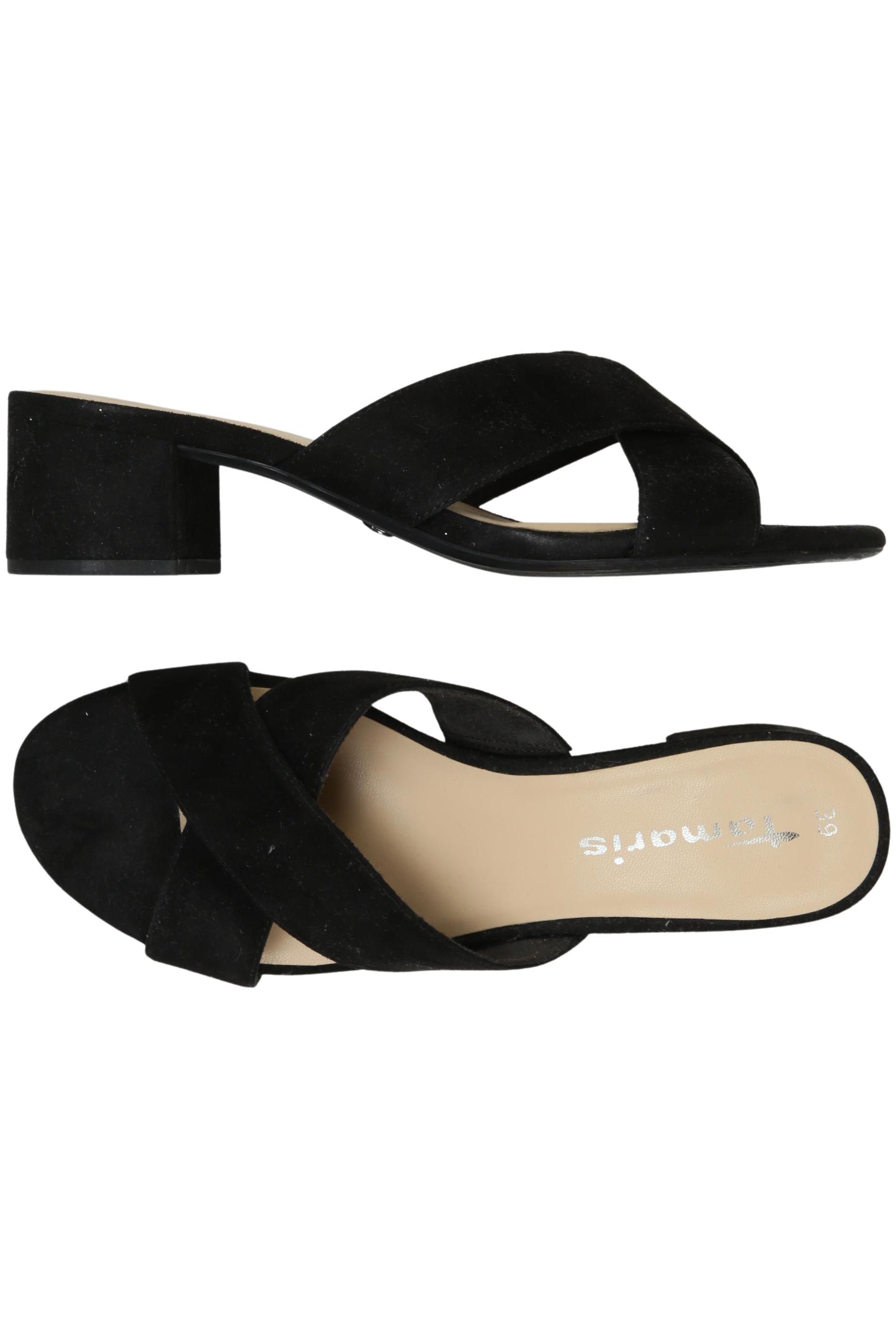 

Tamaris Damen Sandale, schwarz, Gr. 39