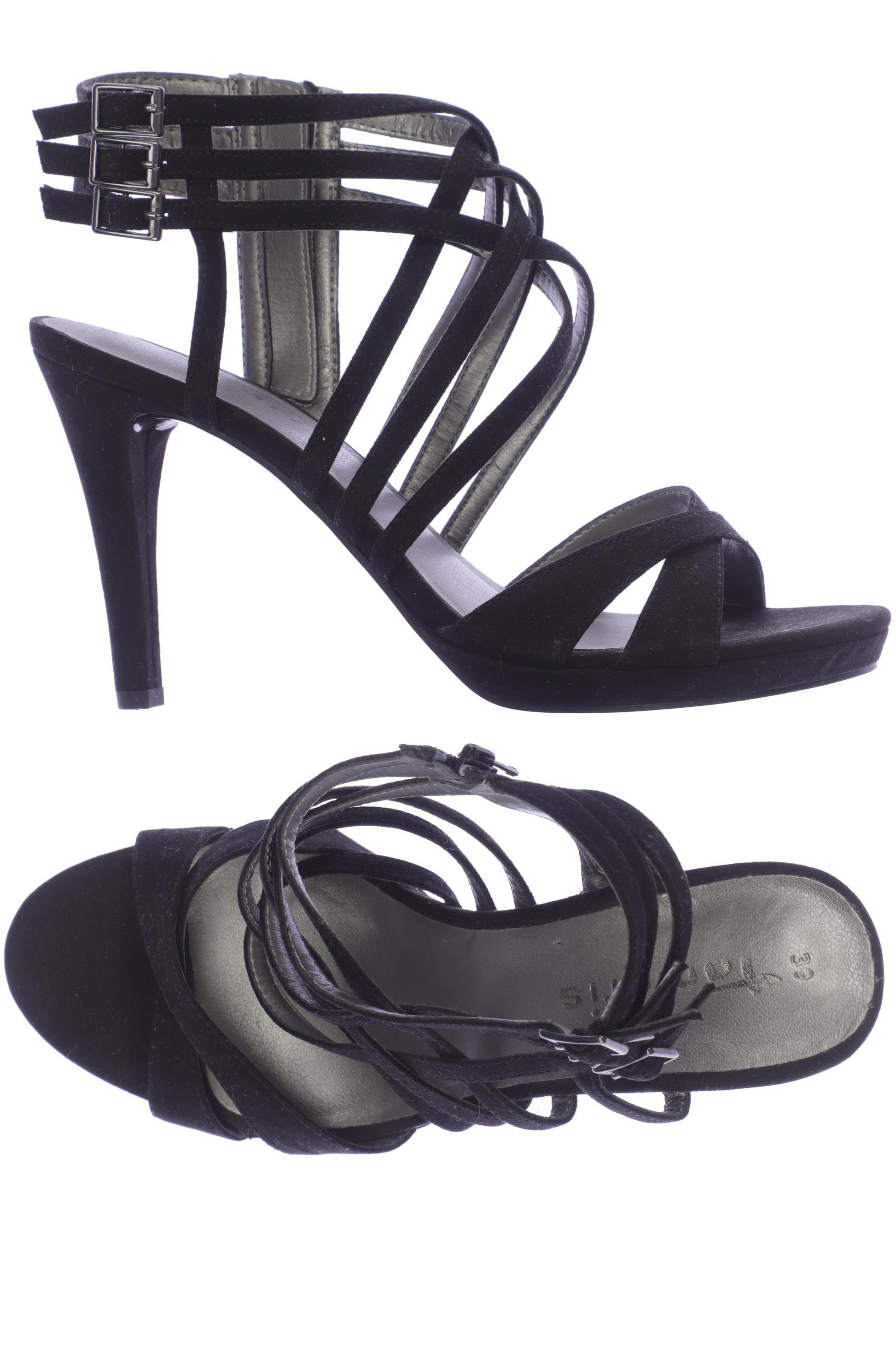 

Tamaris Damen Sandale, schwarz