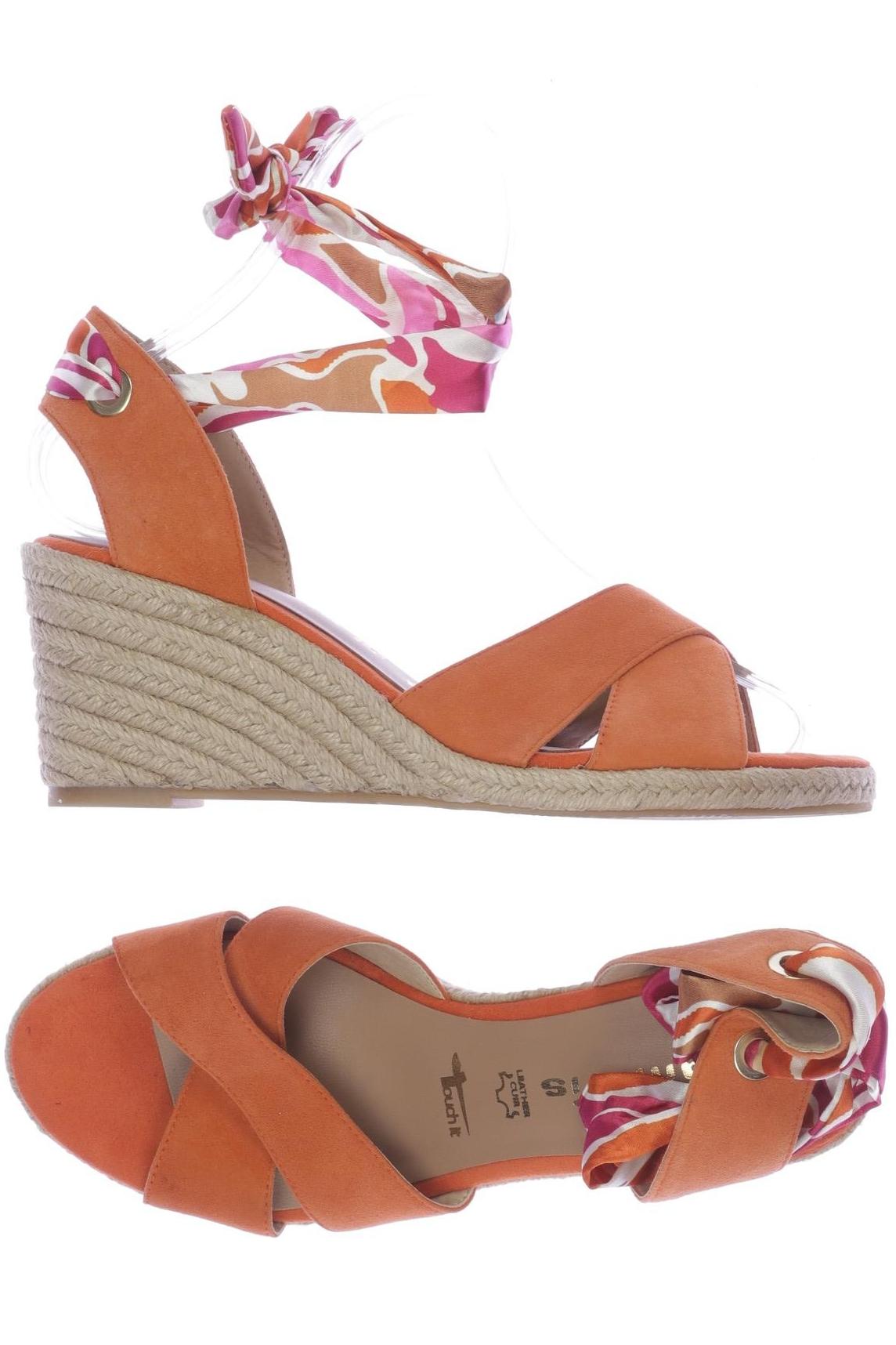 

Tamaris Damen Sandale, orange, Gr. 40