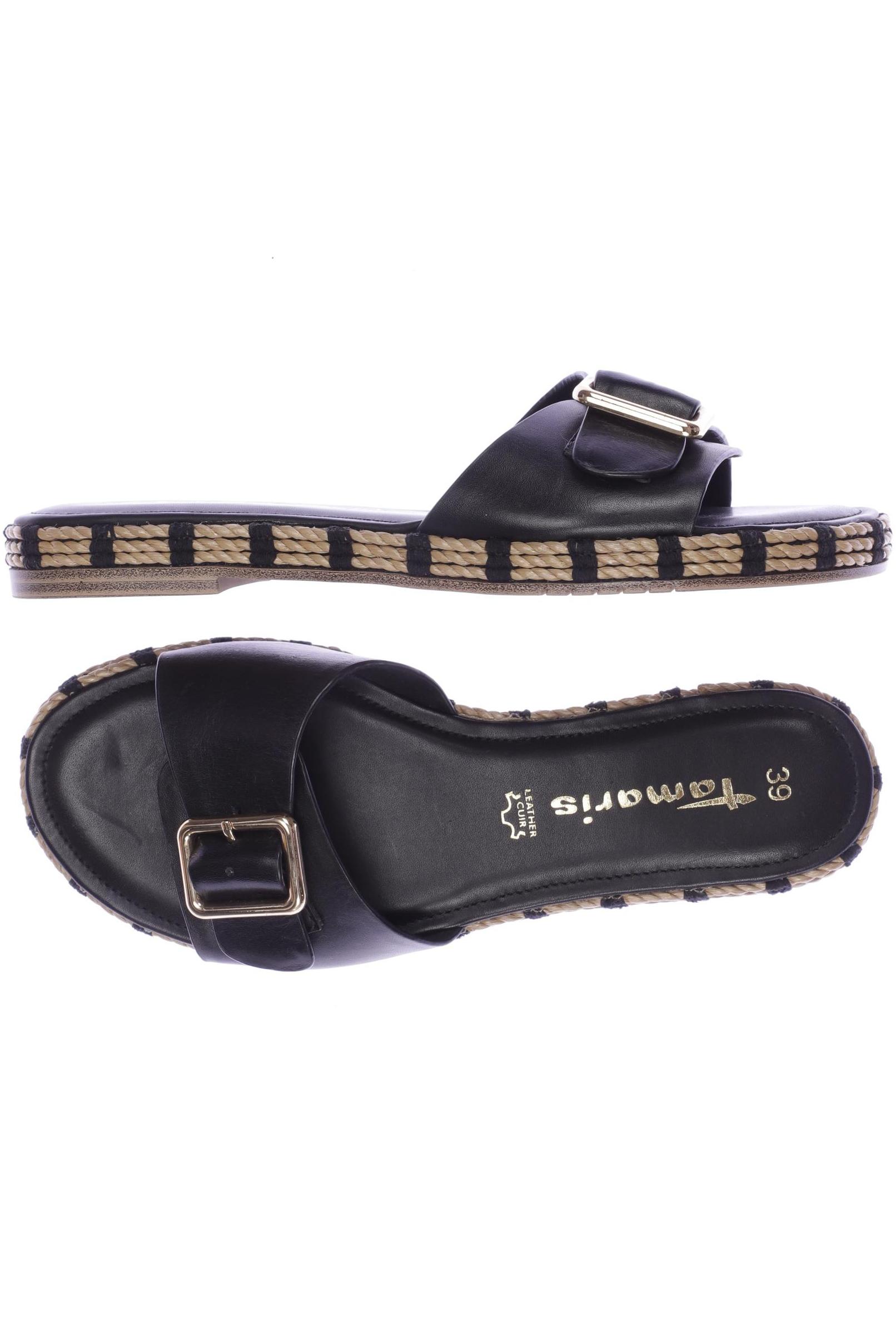 

Tamaris Damen Sandale, schwarz, Gr. 39