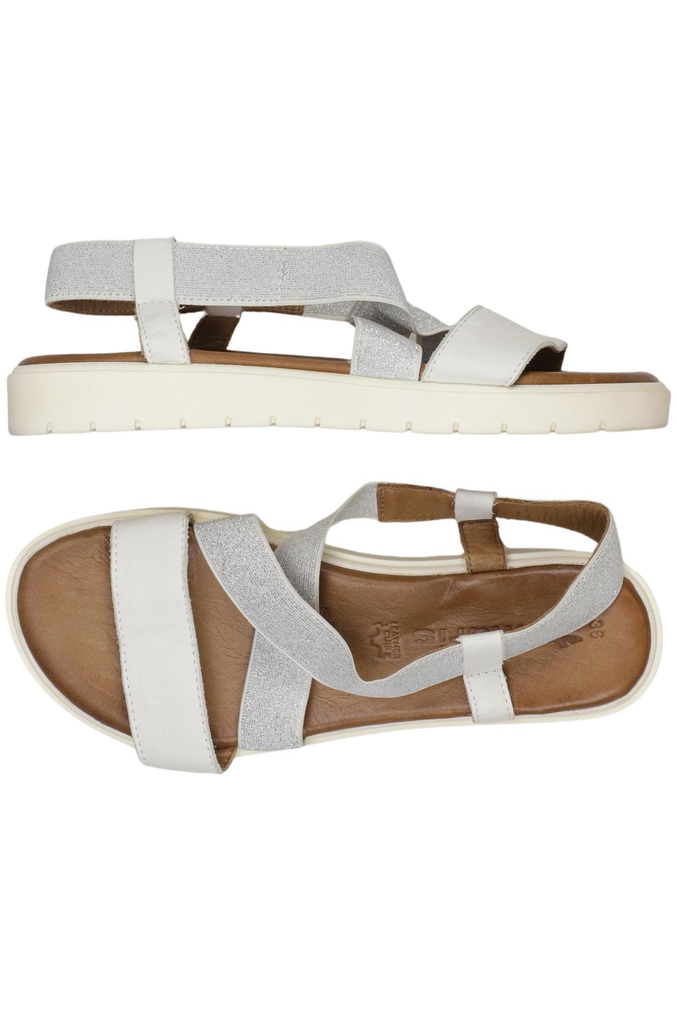 

Tamaris Damen Sandale, silber, Gr. 36