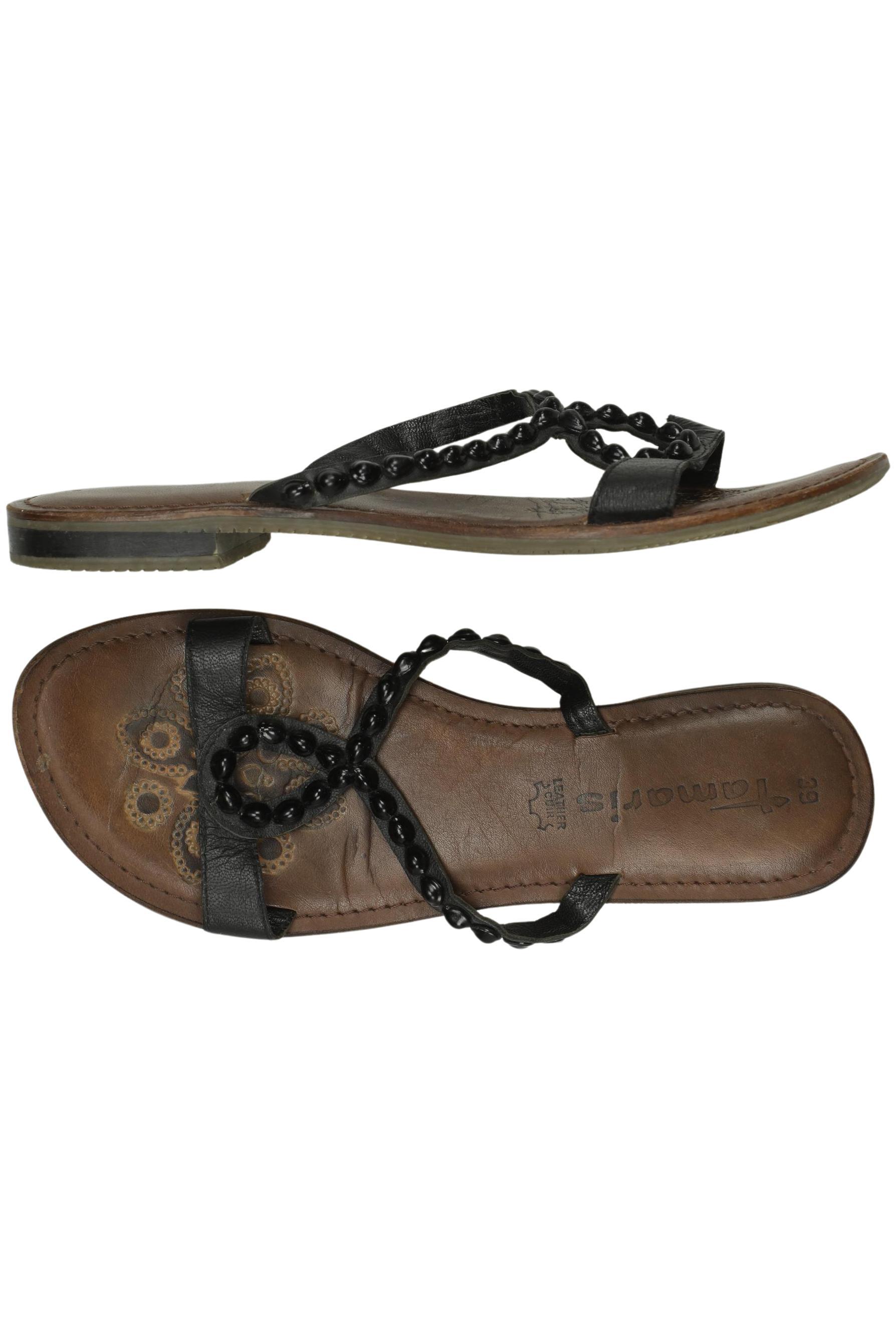 

Tamaris Damen Sandale, schwarz, Gr. 39