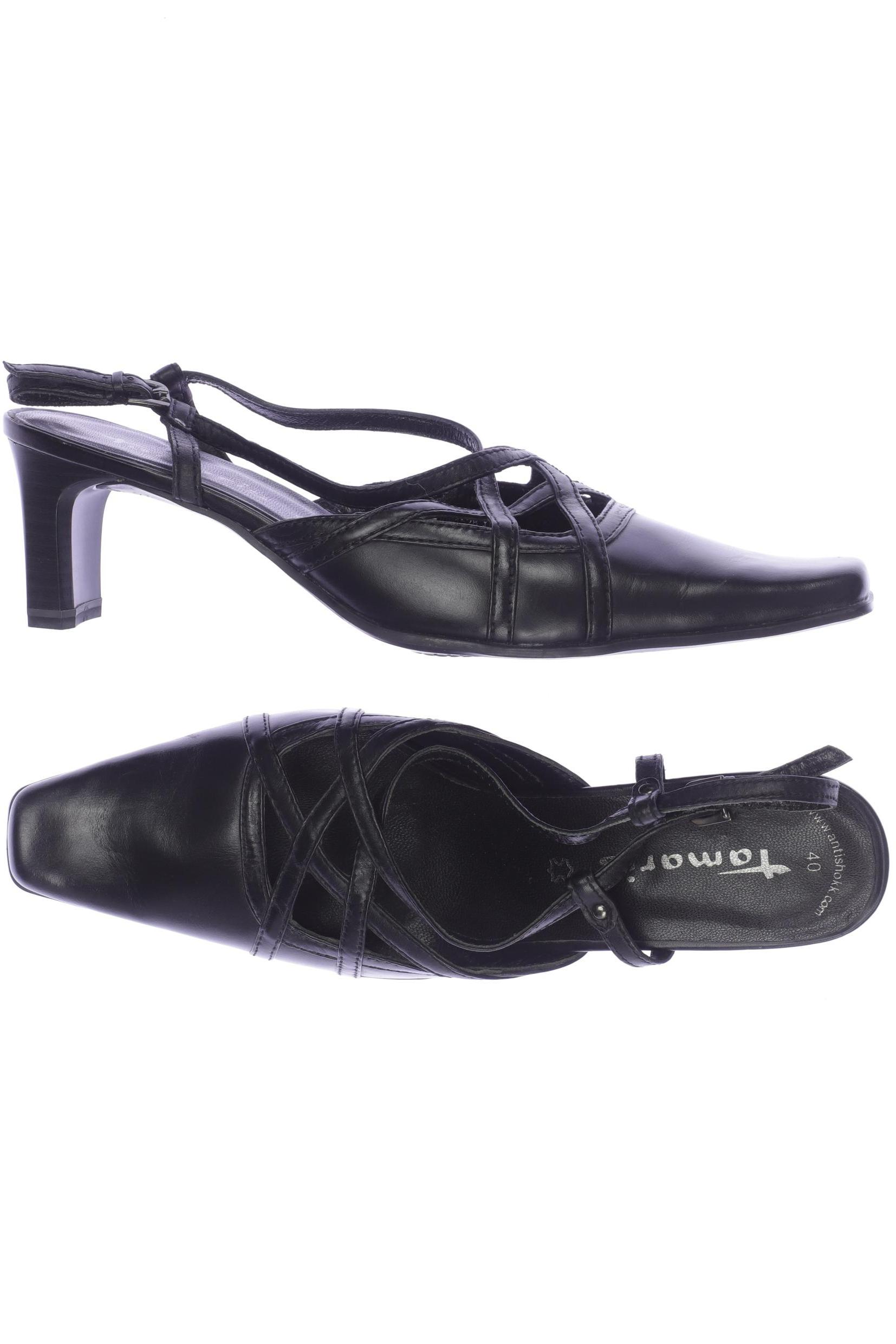 

Tamaris Damen Sandale, schwarz, Gr. 40