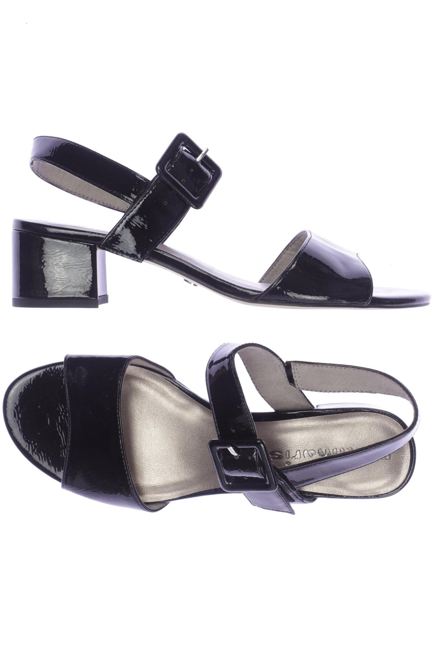 

Tamaris Damen Sandale, schwarz, Gr. 39