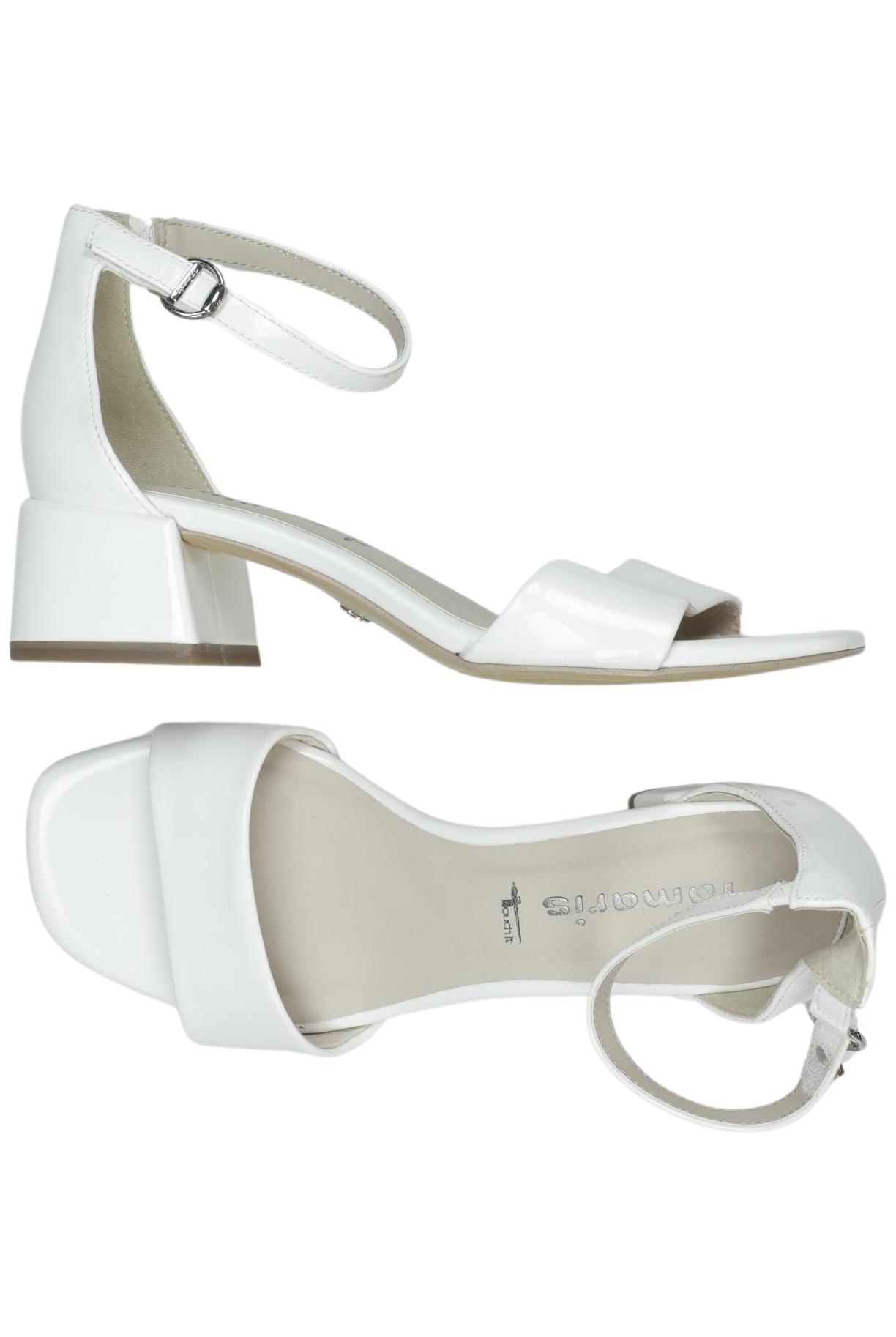 

Tamaris Damen Sandale, weiß, Gr. 38