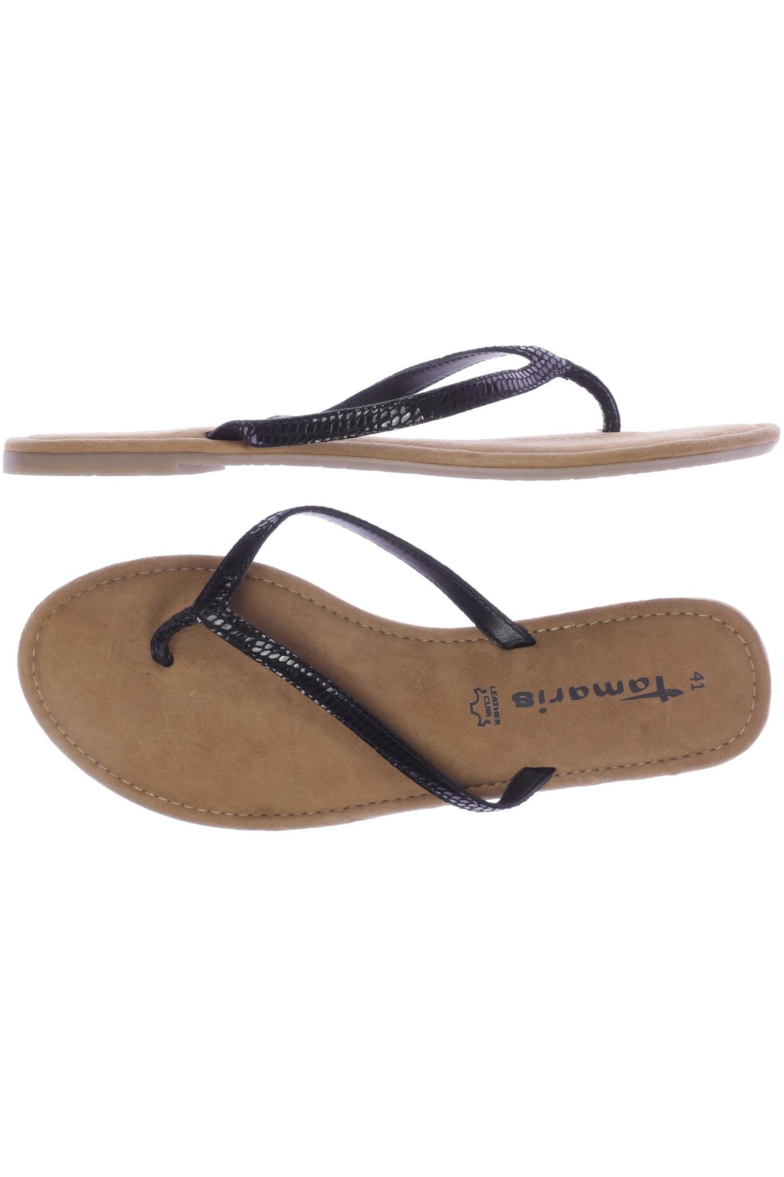 

Tamaris Damen Sandale, schwarz, Gr. 41