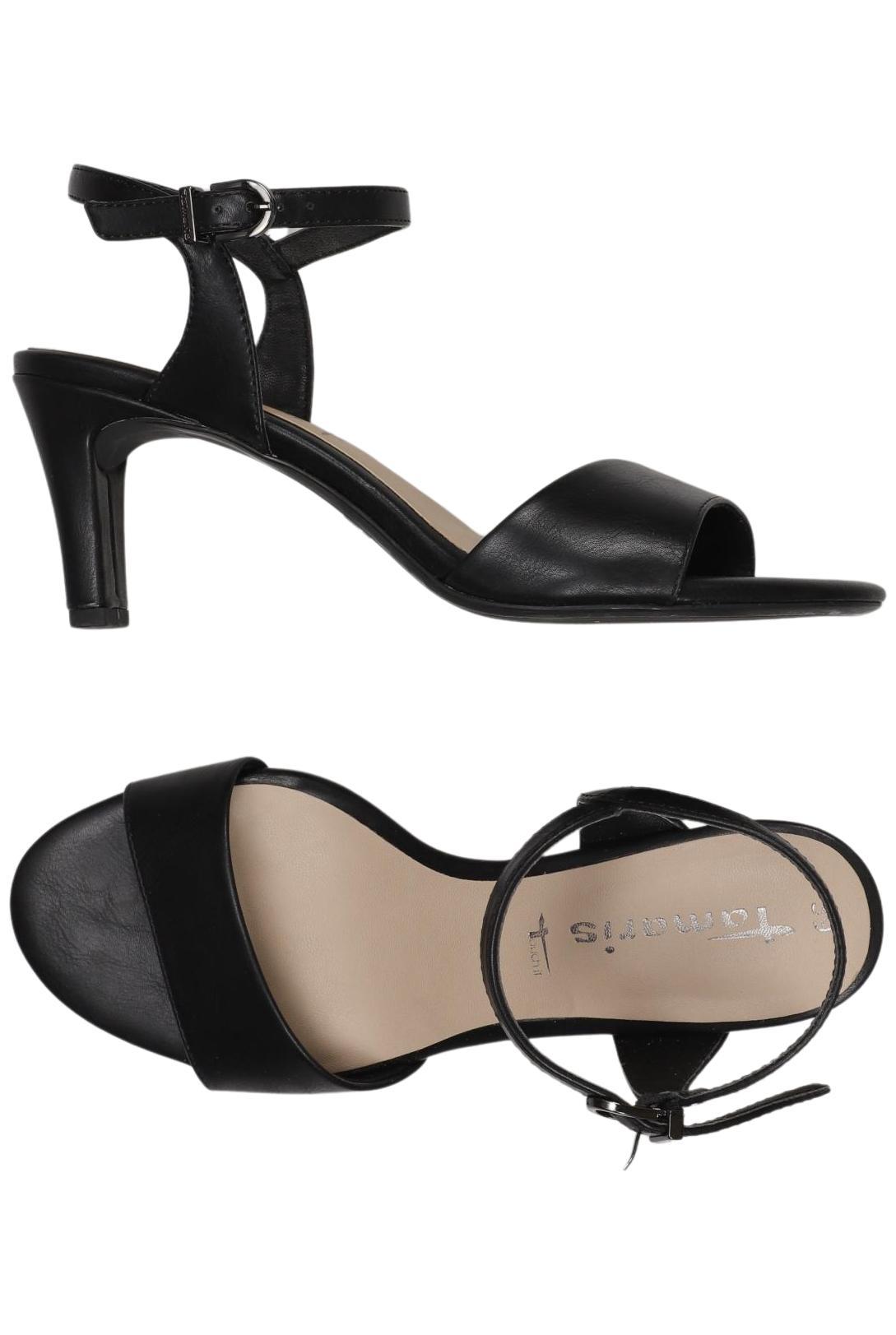 

Tamaris Damen Sandale, schwarz, Gr. 39